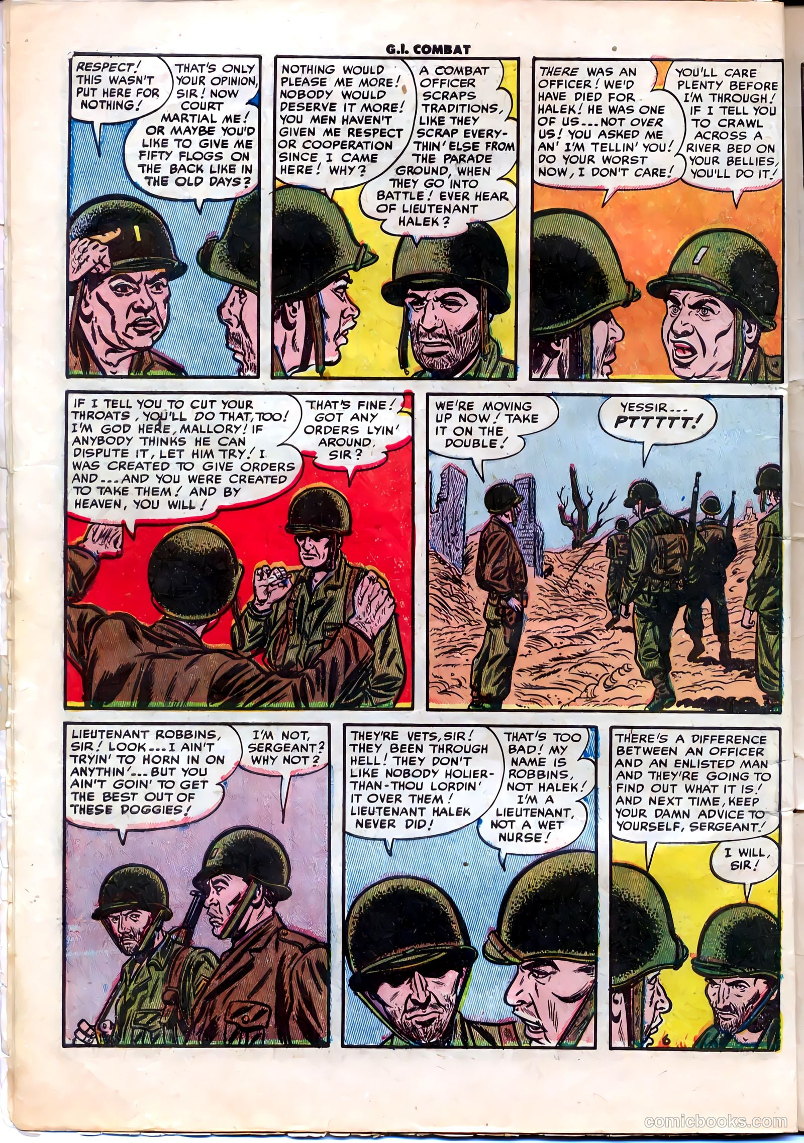 G.I. Combat #1 (1952) — page 8 of 36