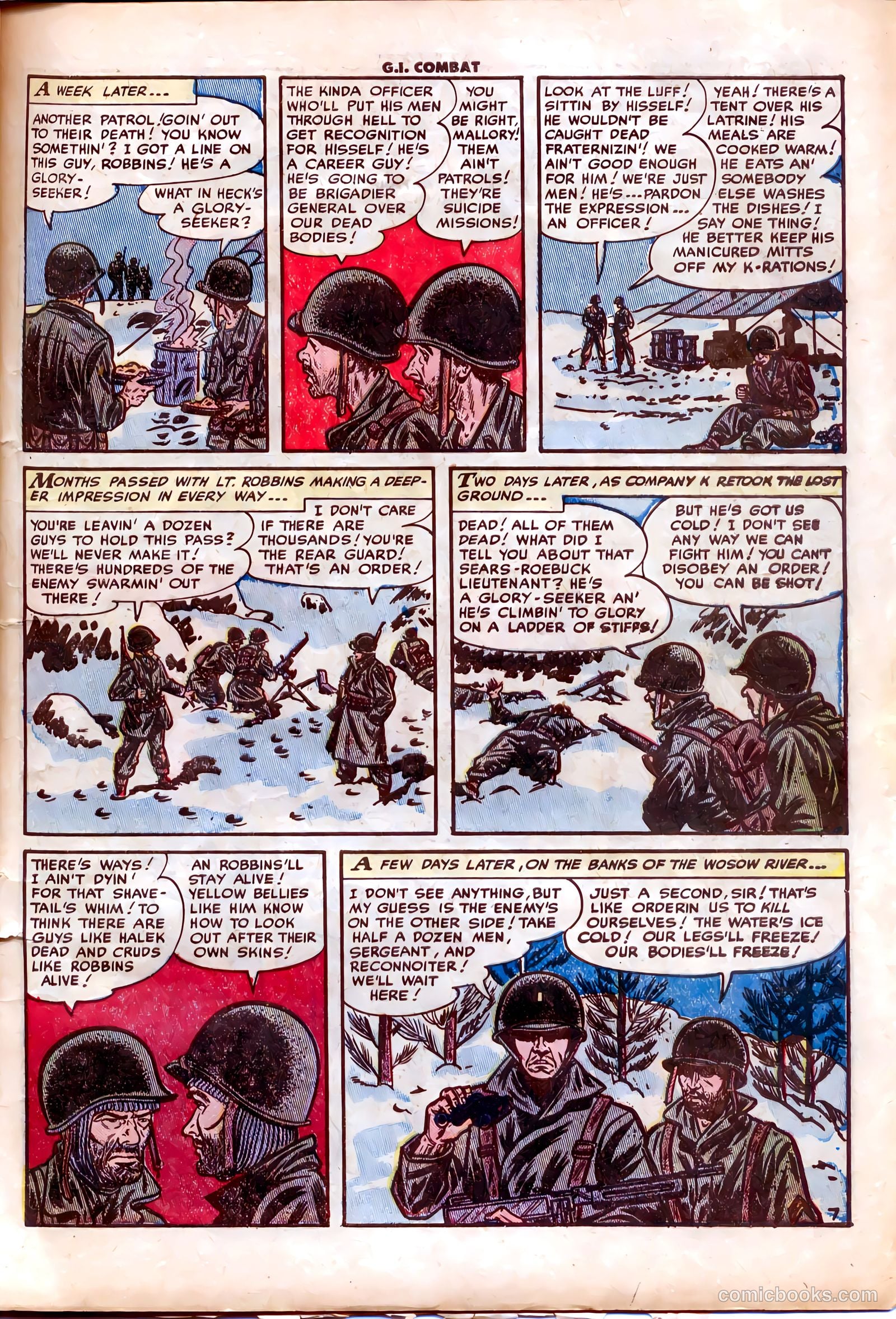 G.I. Combat #1 (1952) — page 9 of 36