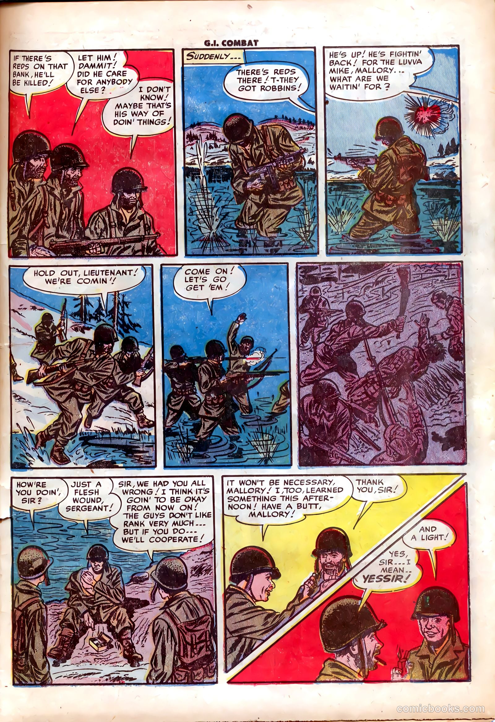 G.I. Combat #1 (1952) — page 11 of 36