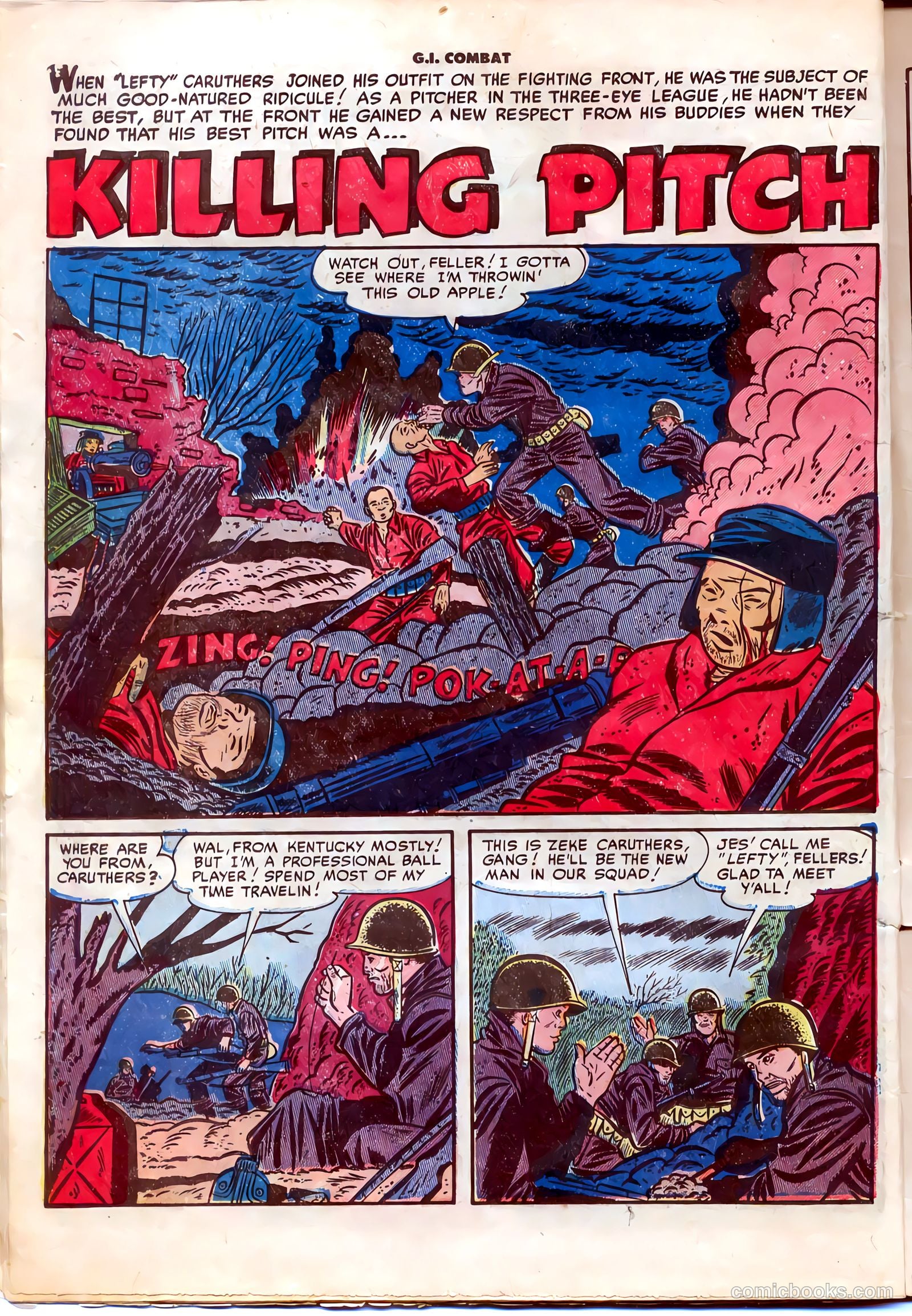G.I. Combat #1 (1952) — page 12 of 36
