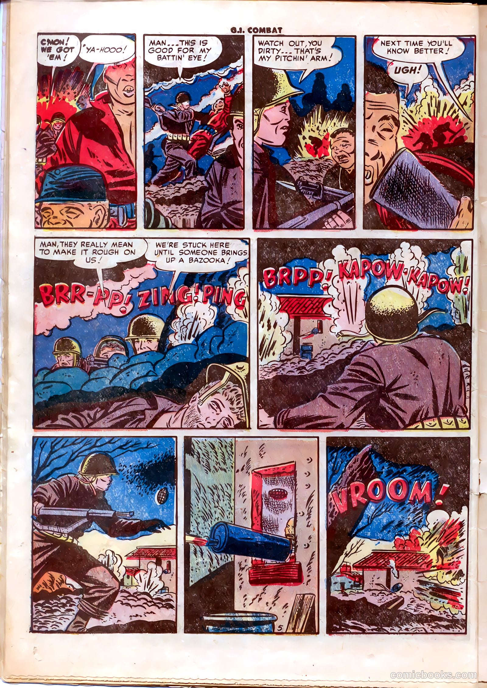 G.I. Combat #1 (1952) — page 16 of 36