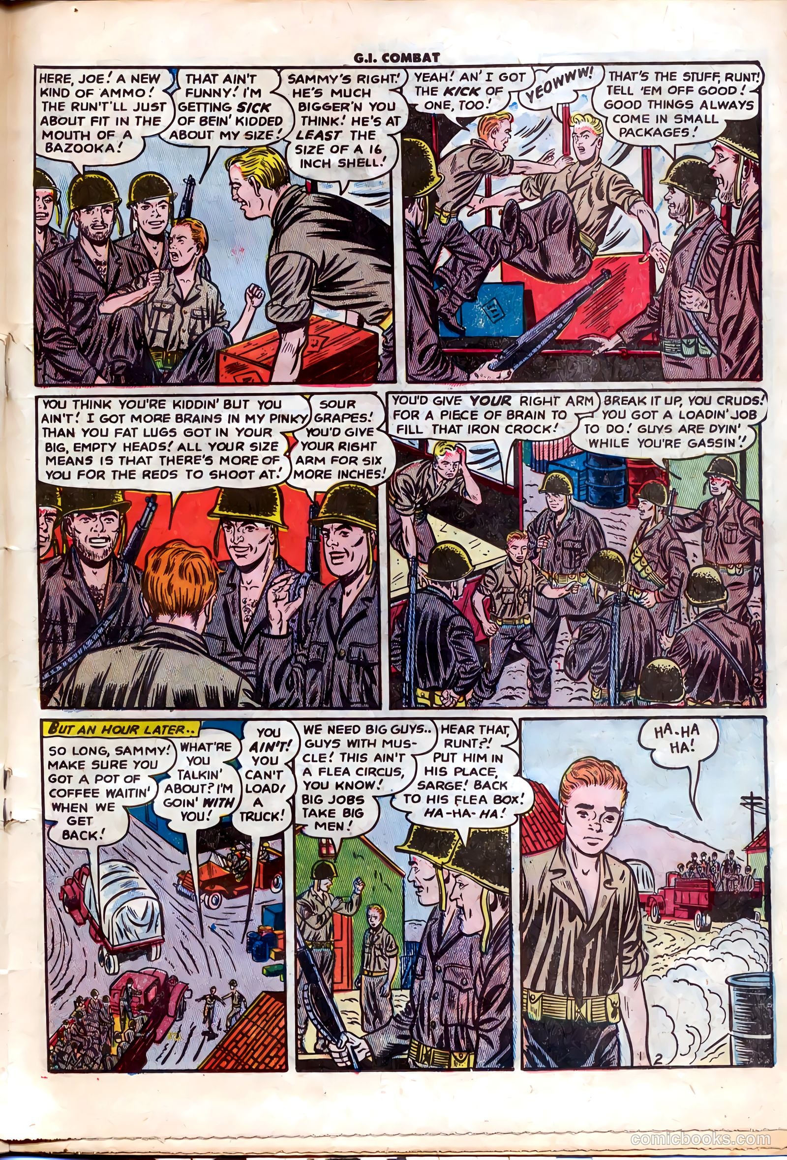 G.I. Combat #1 (1952) — page 19 of 36