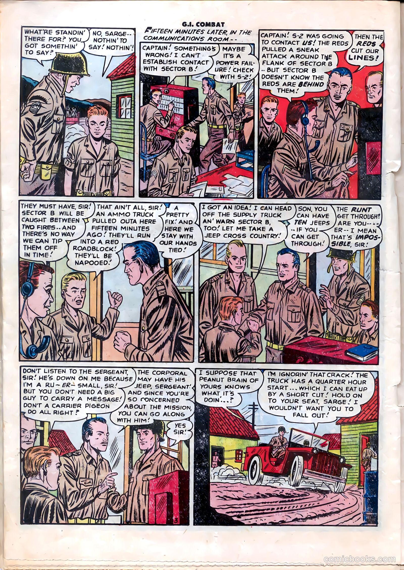 G.I. Combat #1 (1952) — page 20 of 36