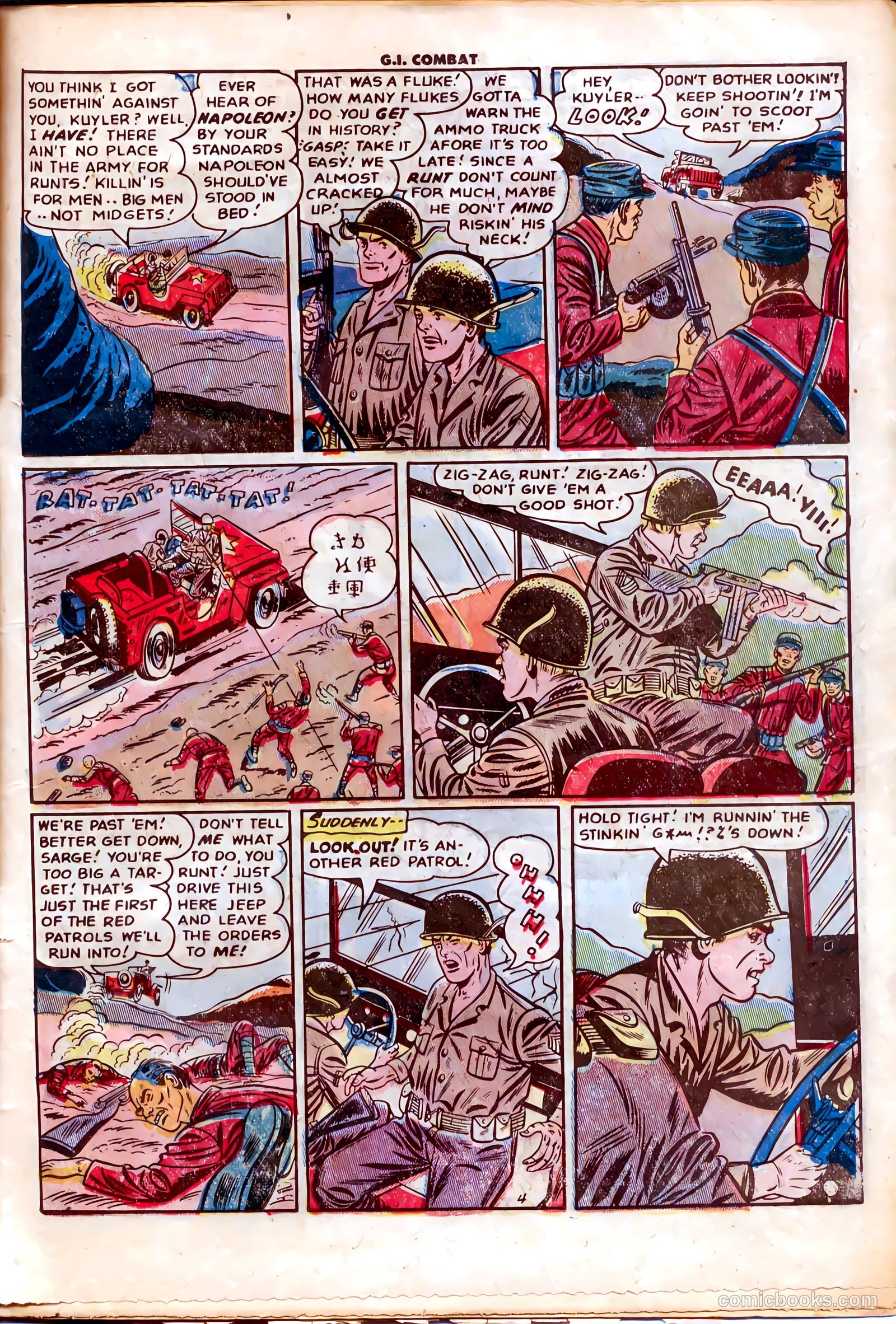 G.I. Combat #1 (1952) — page 21 of 36