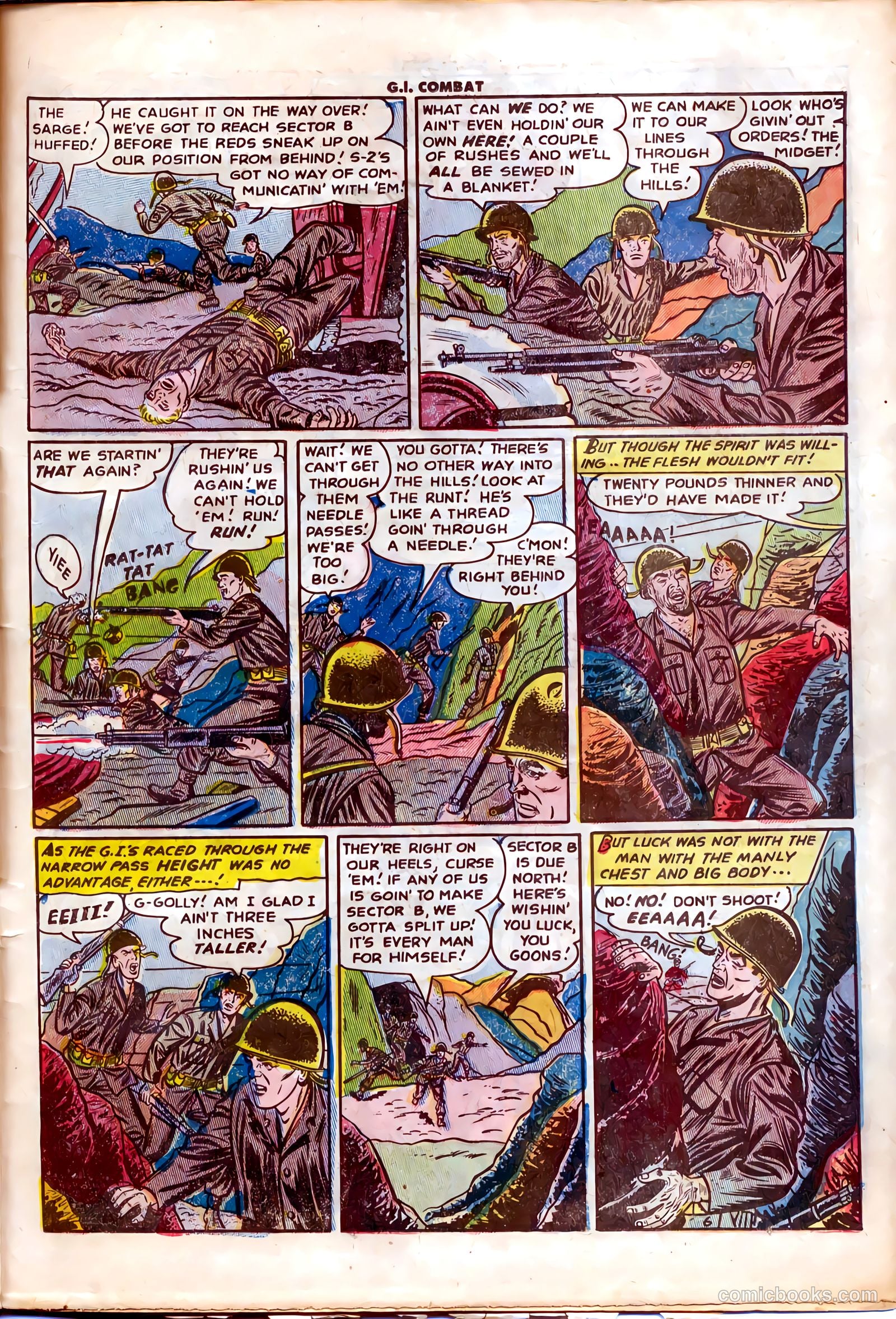 G.I. Combat #1 (1952) — page 23 of 36