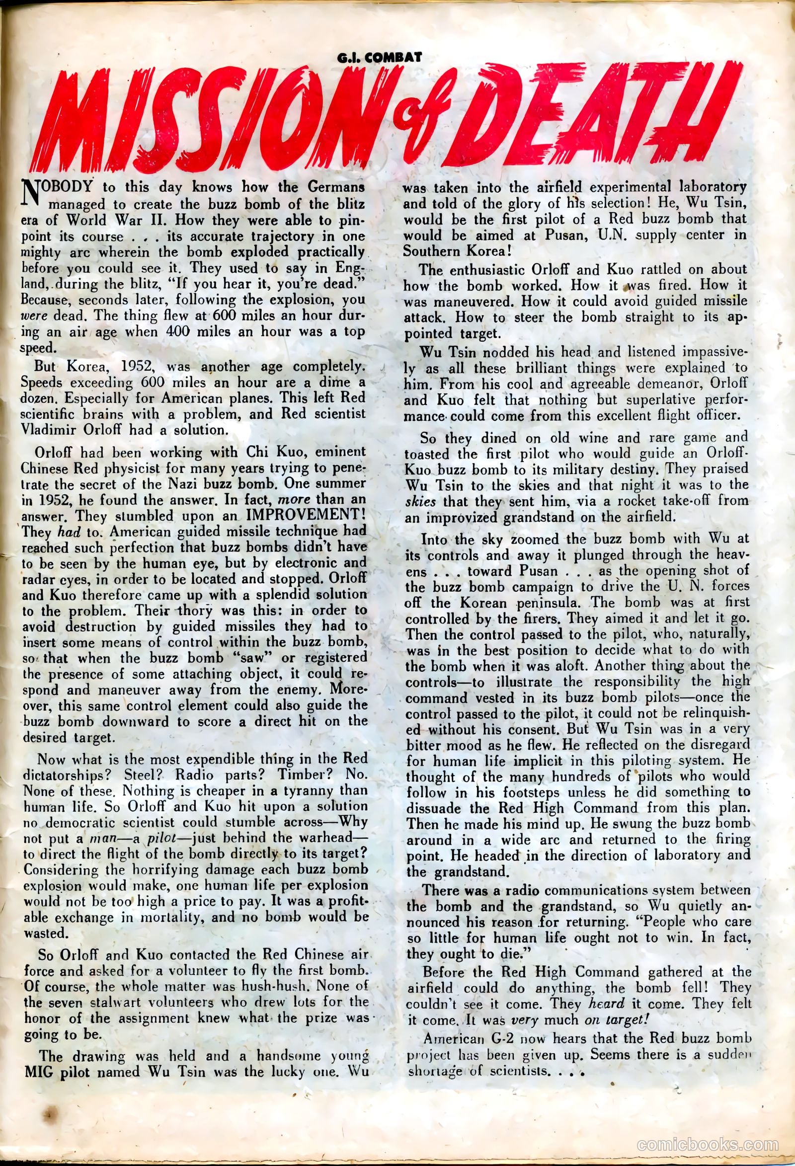G.I. Combat #1 (1952) — page 25 of 36