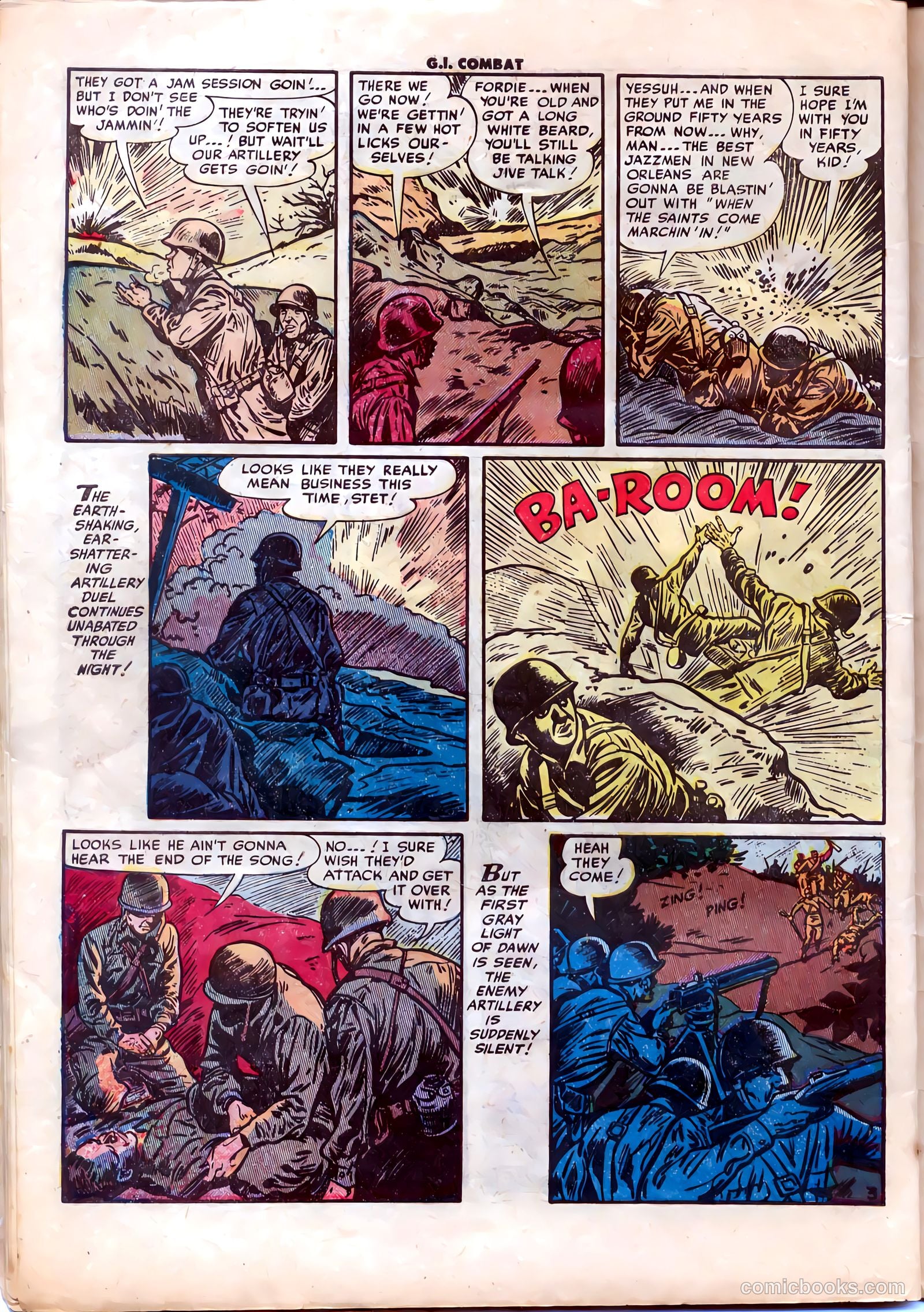 G.I. Combat #1 (1952) — page 28 of 36
