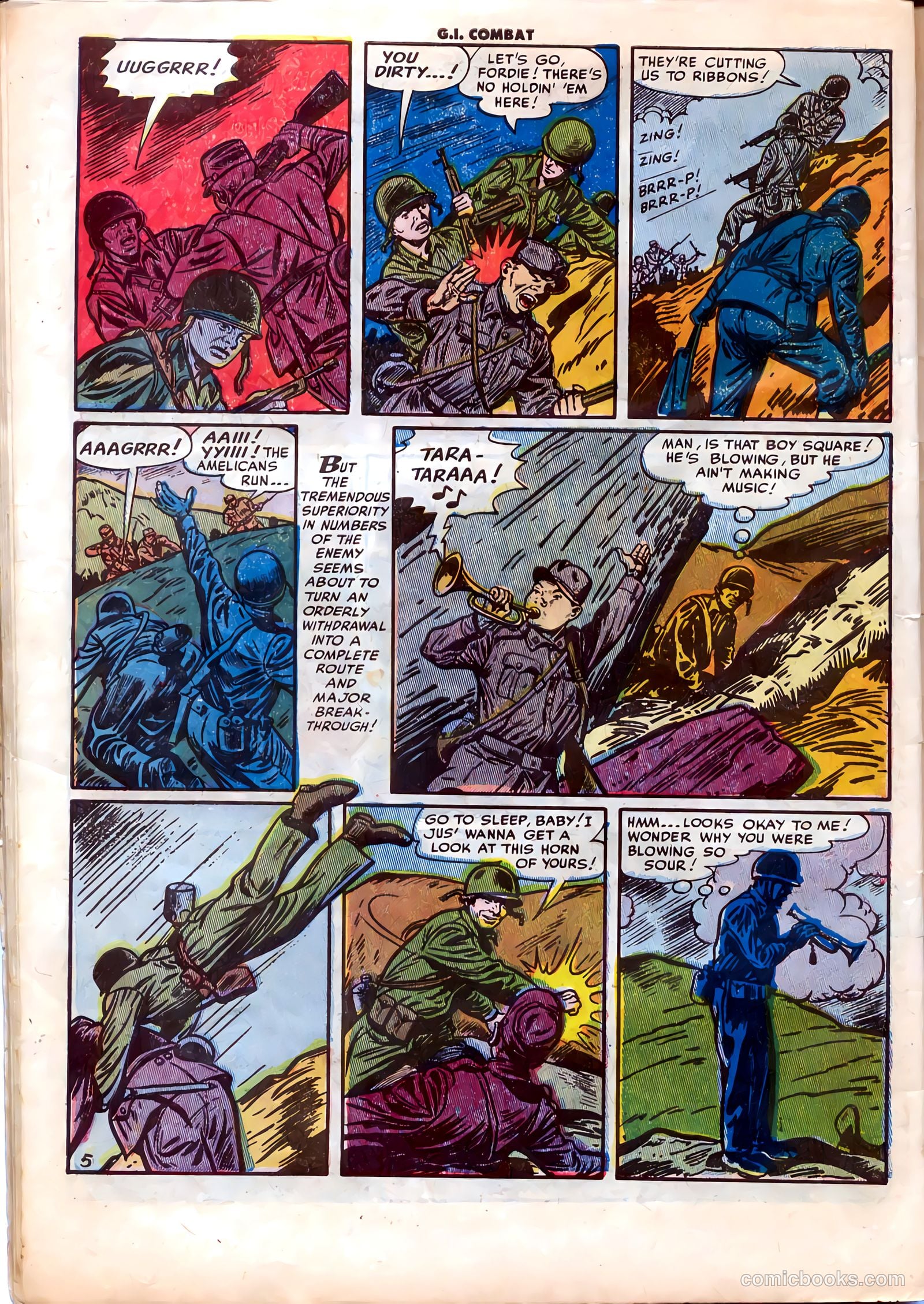 G.I. Combat #1 (1952) — page 30 of 36