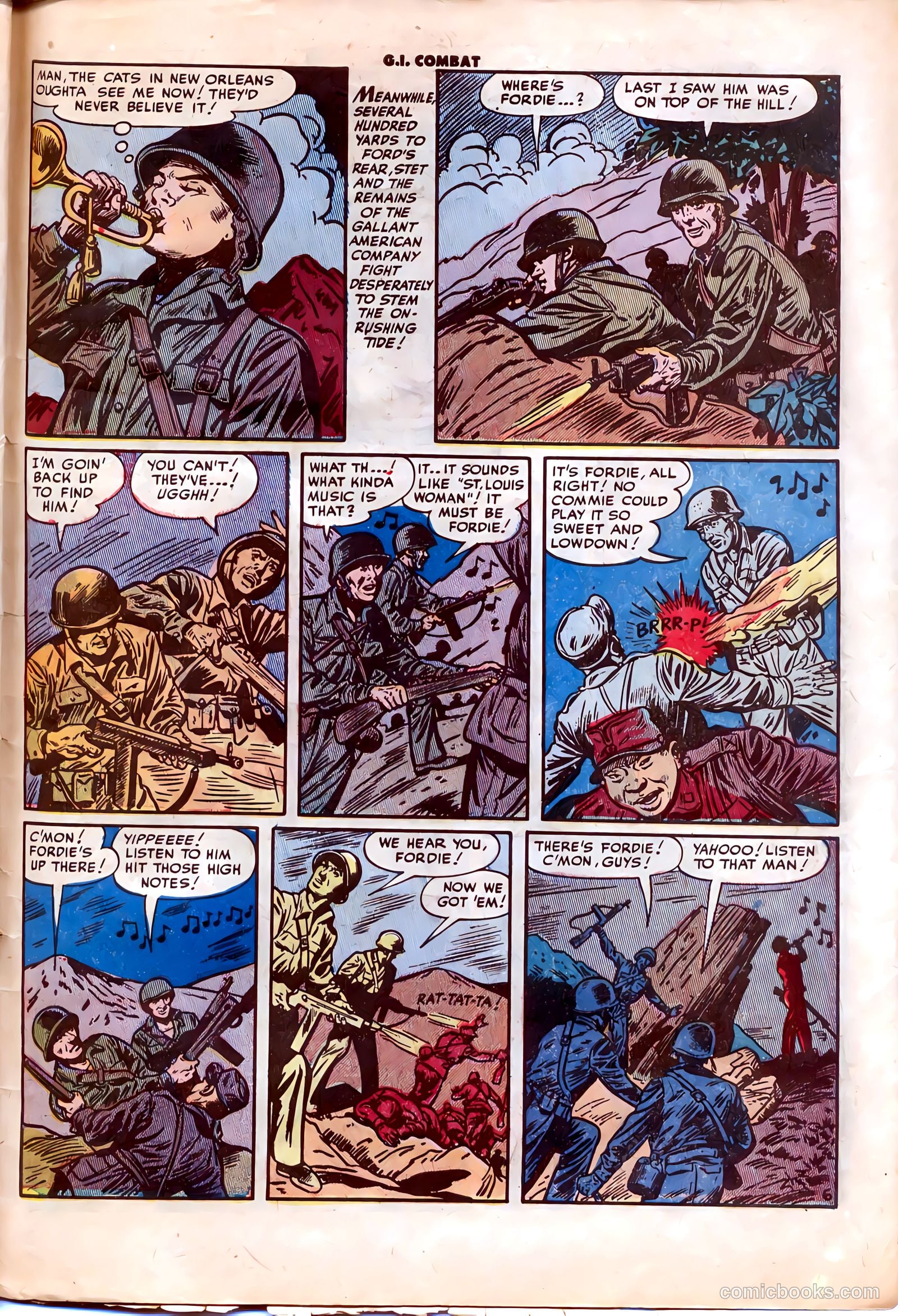 G.I. Combat #1 (1952) — page 31 of 36