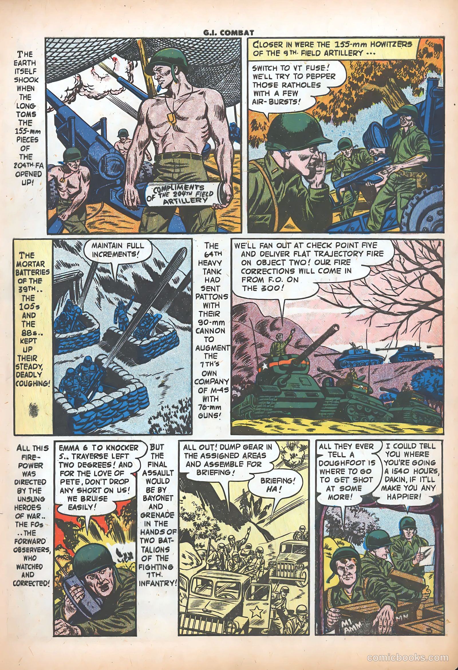 G.I. Combat #10 (1953) — page 6 of 37