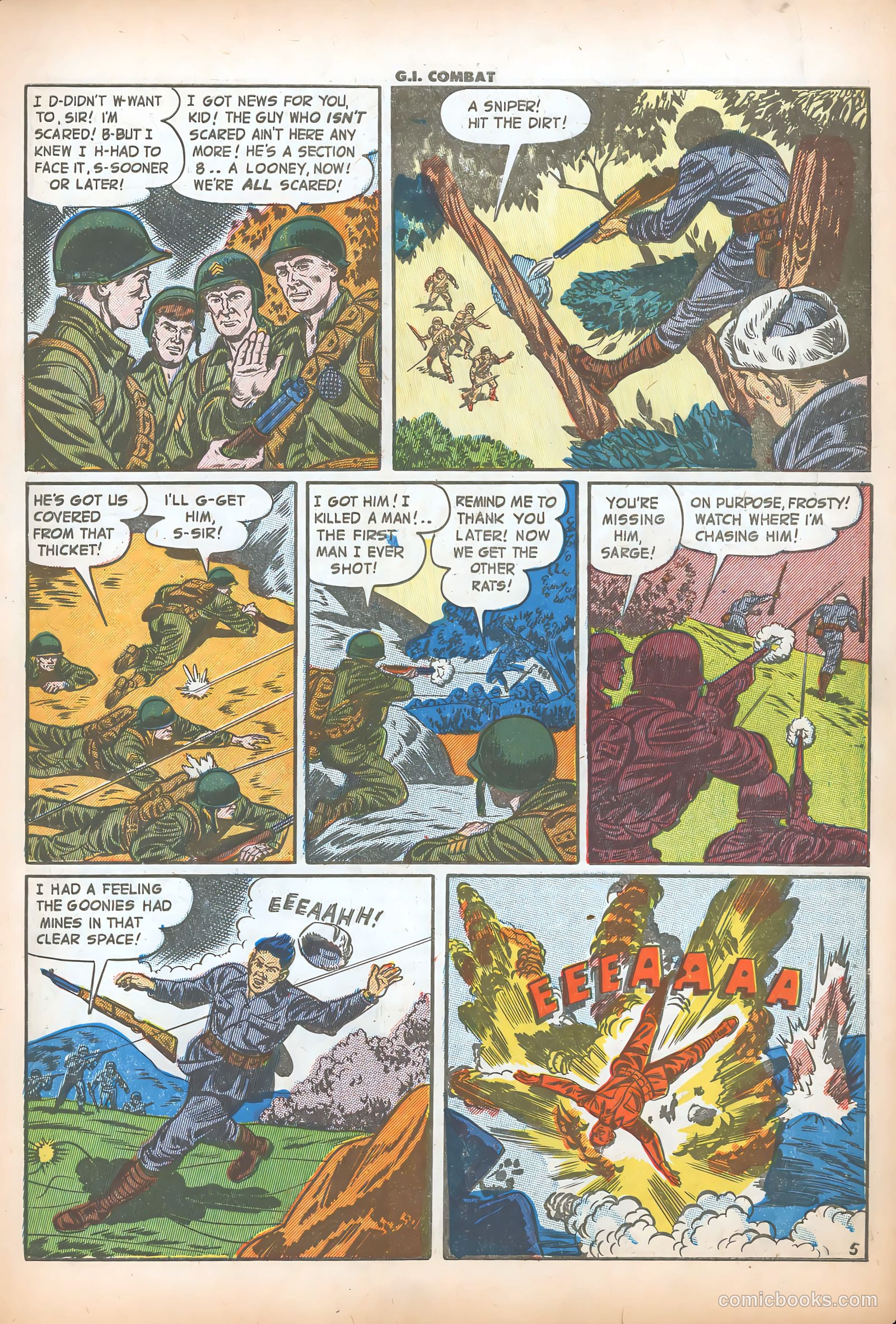 G.I. Combat #10 (1953) — page 8 of 37