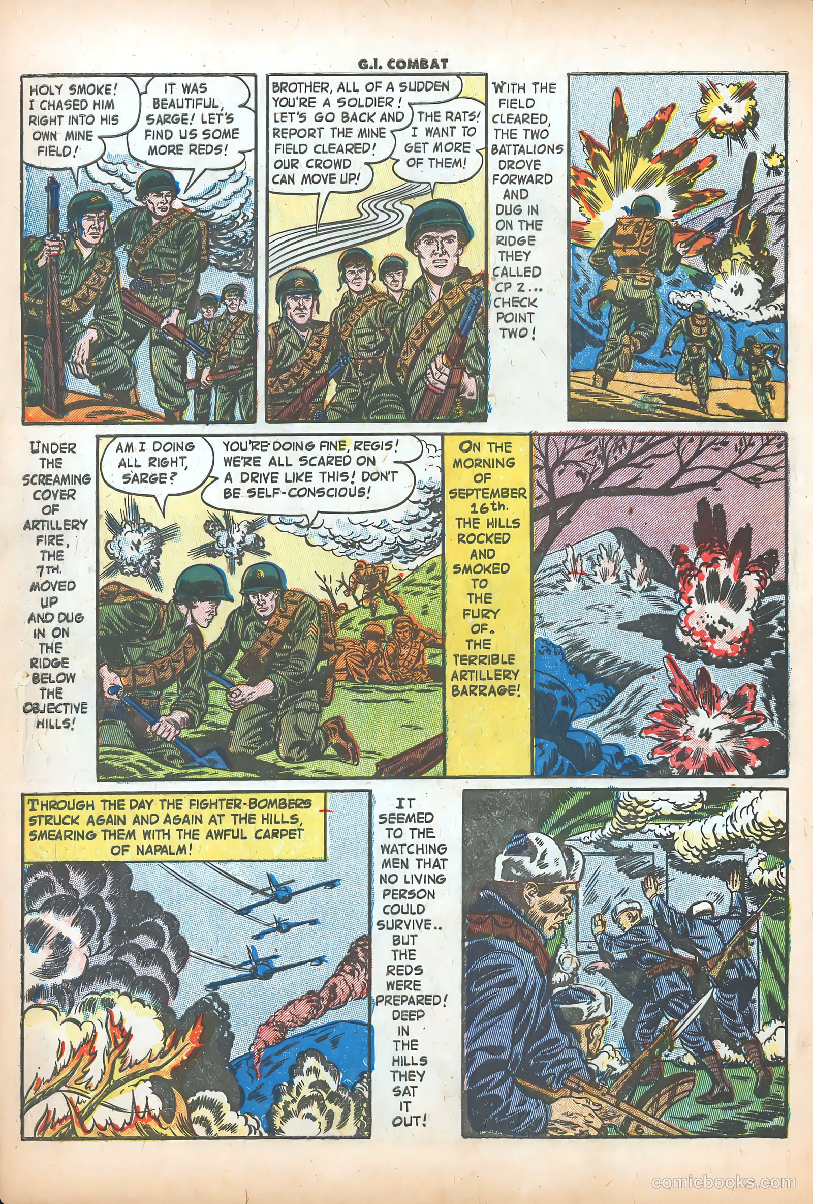 G.I. Combat #10 (1953) — page 9 of 37