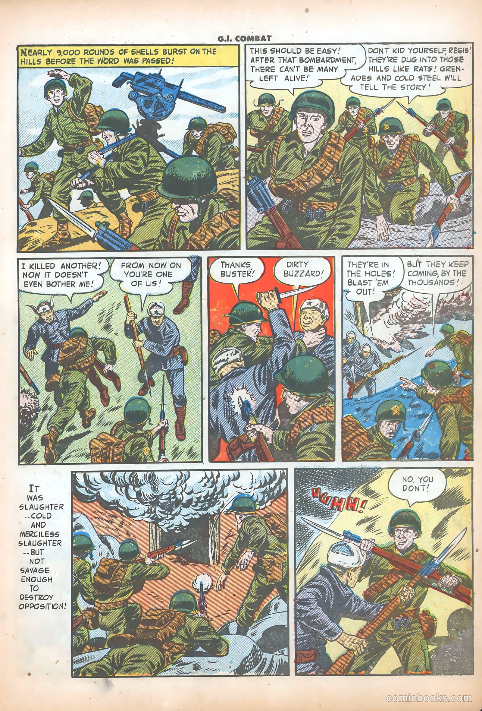 G.I. Combat #10 (1953) — page 10 of 37