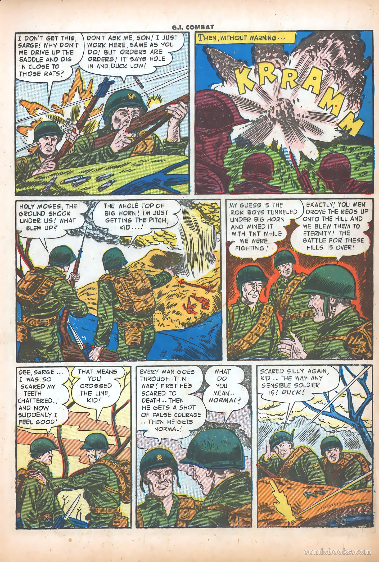 G.I. Combat #10 (1953) — page 12 of 37