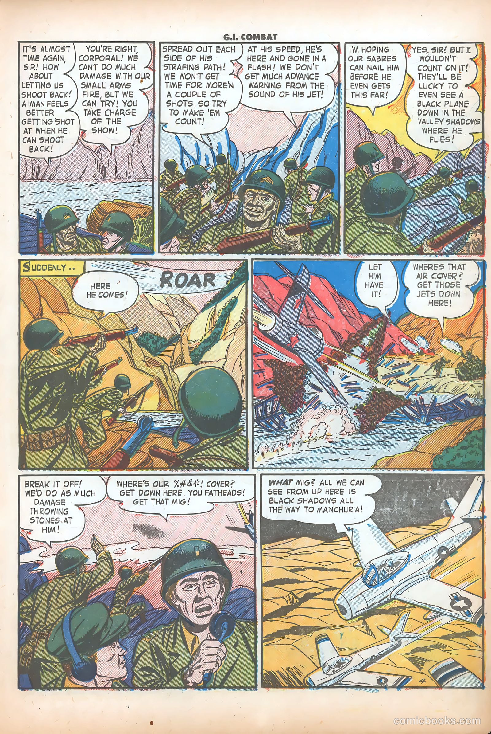 G.I. Combat #10 (1953) — page 16 of 37