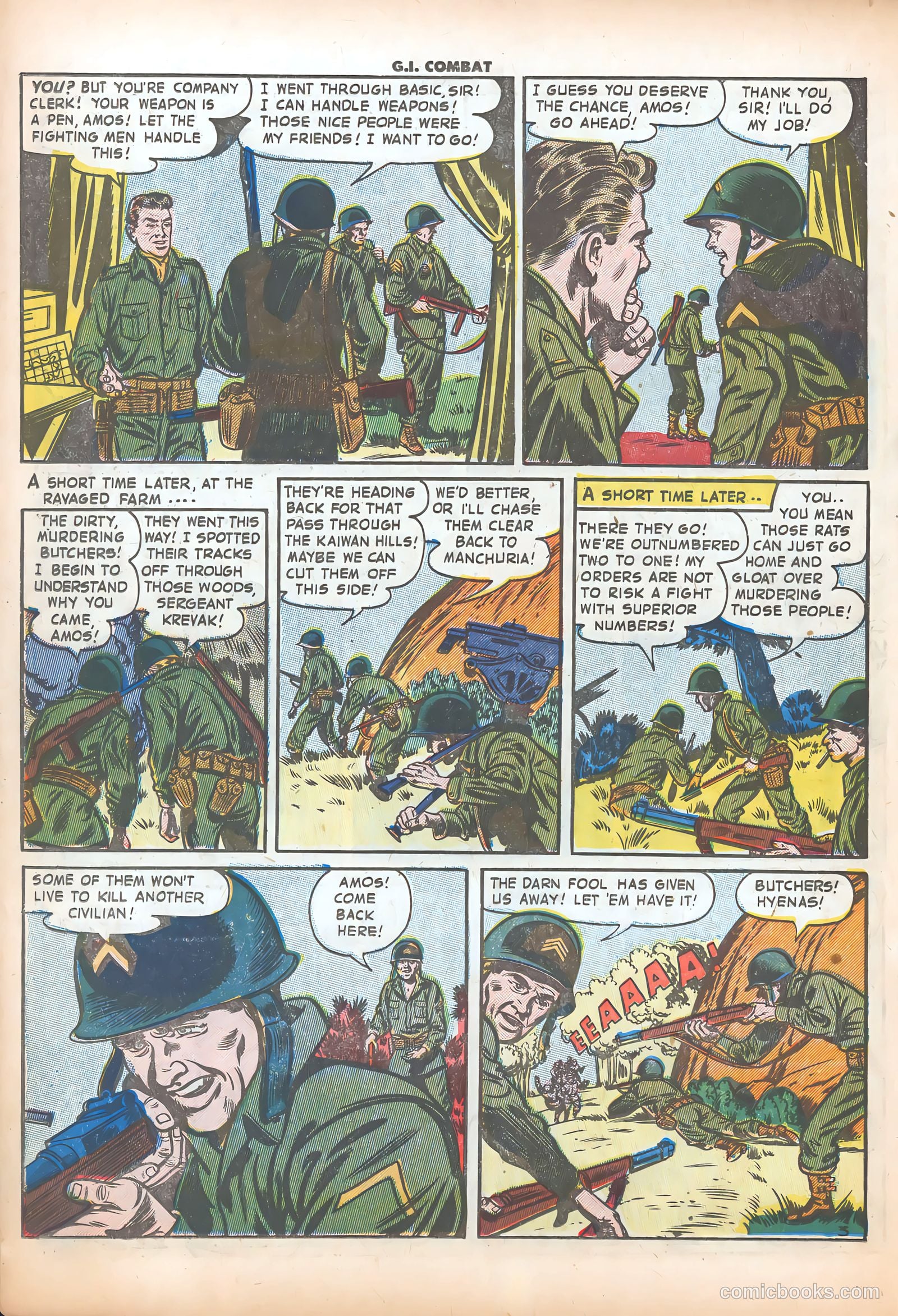 G.I. Combat #10 (1953) — page 21 of 37