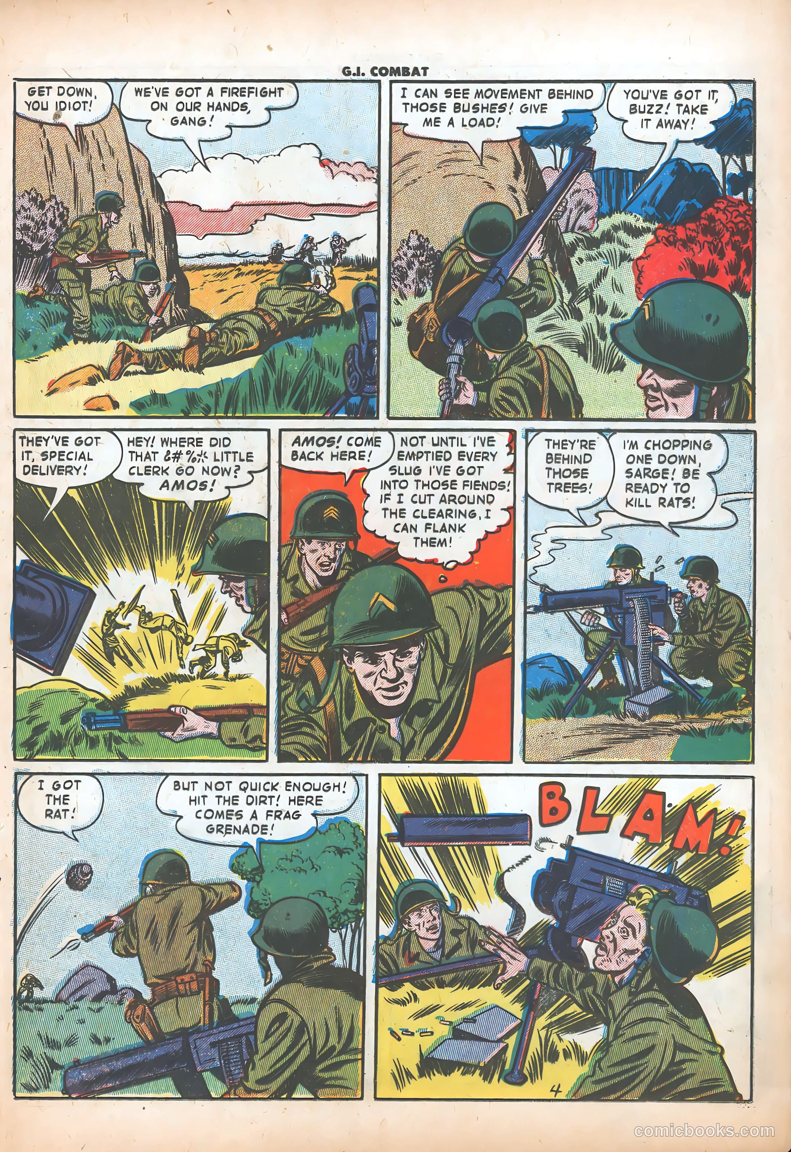 G.I. Combat #10 (1953) — page 22 of 37