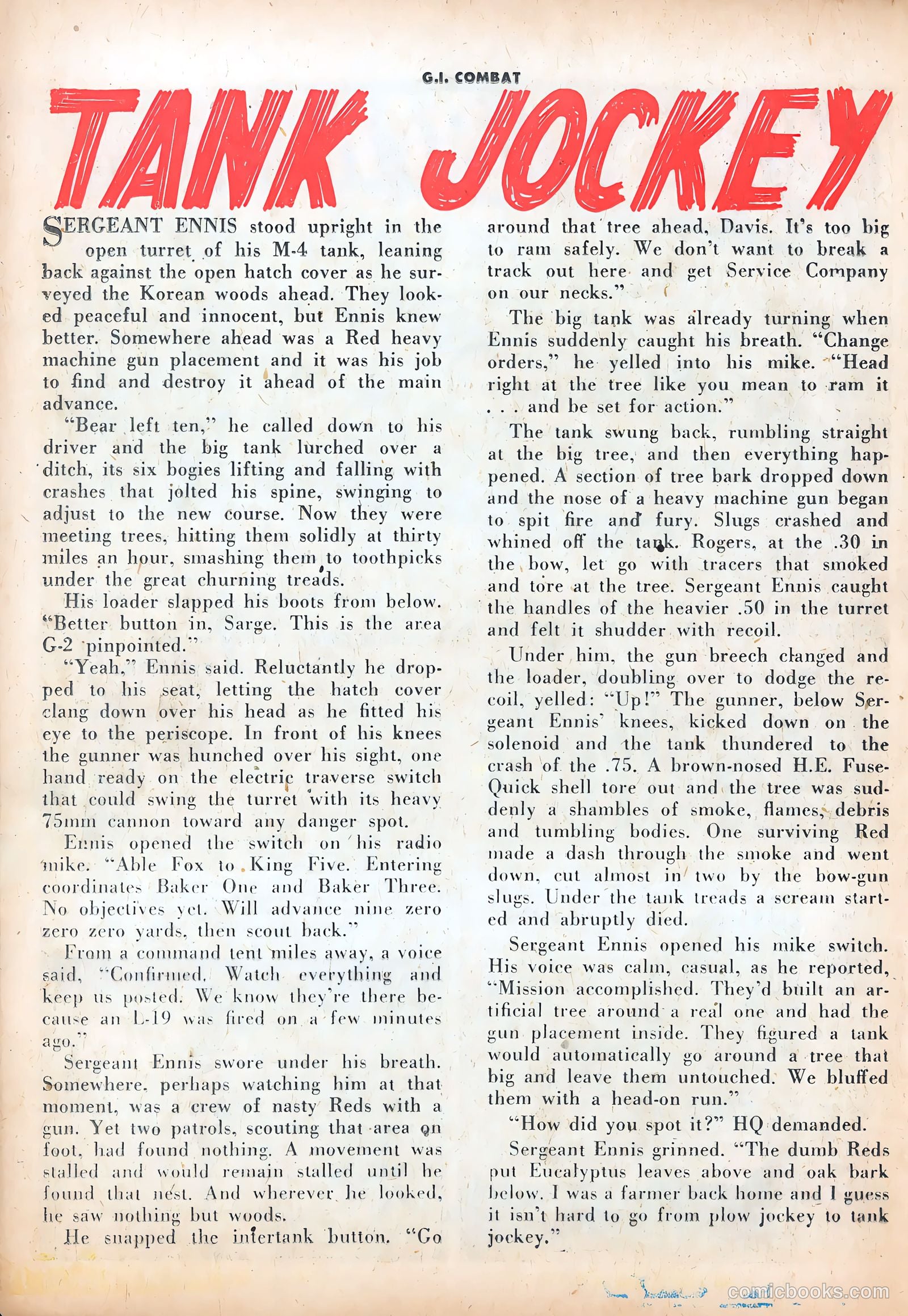 G.I. Combat #10 (1953) — page 27 of 37
