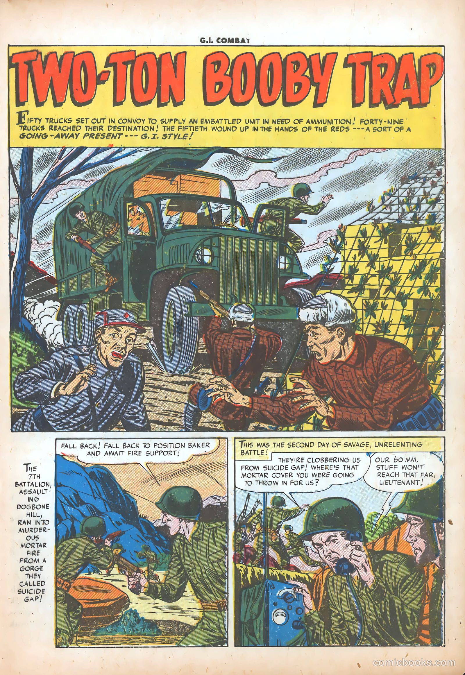 G.I. Combat #10 (1953) — page 28 of 37