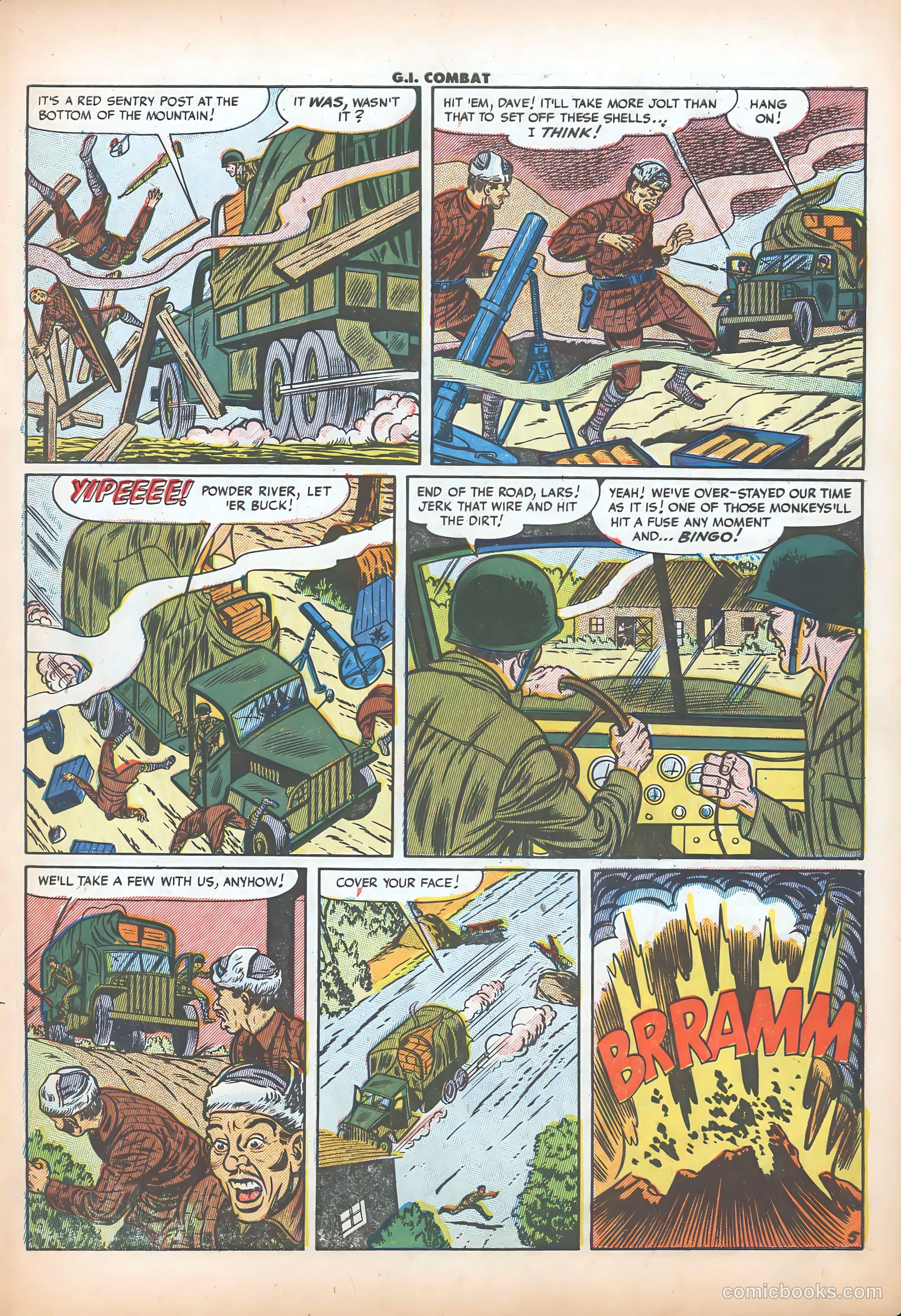 G.I. Combat #10 (1953) — page 32 of 37