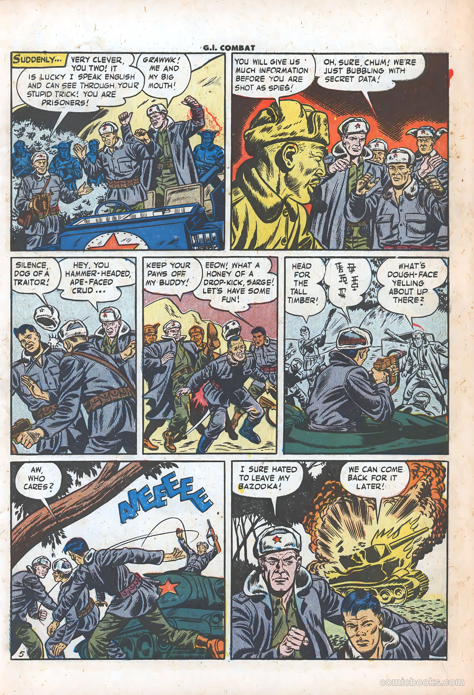 G.I. Combat #11 (1953) — page 7 of 36