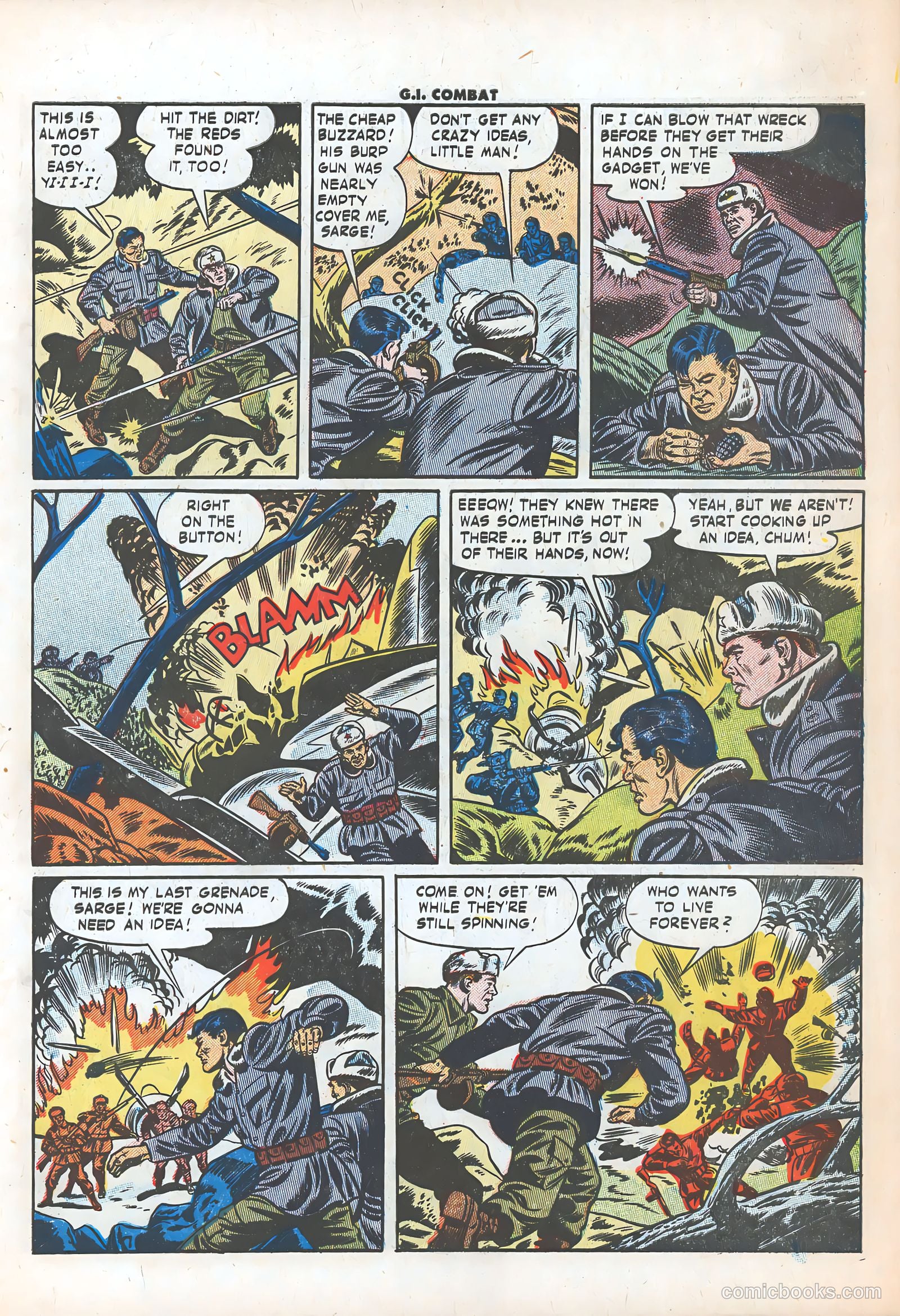 G.I. Combat #11 (1953) — page 9 of 36