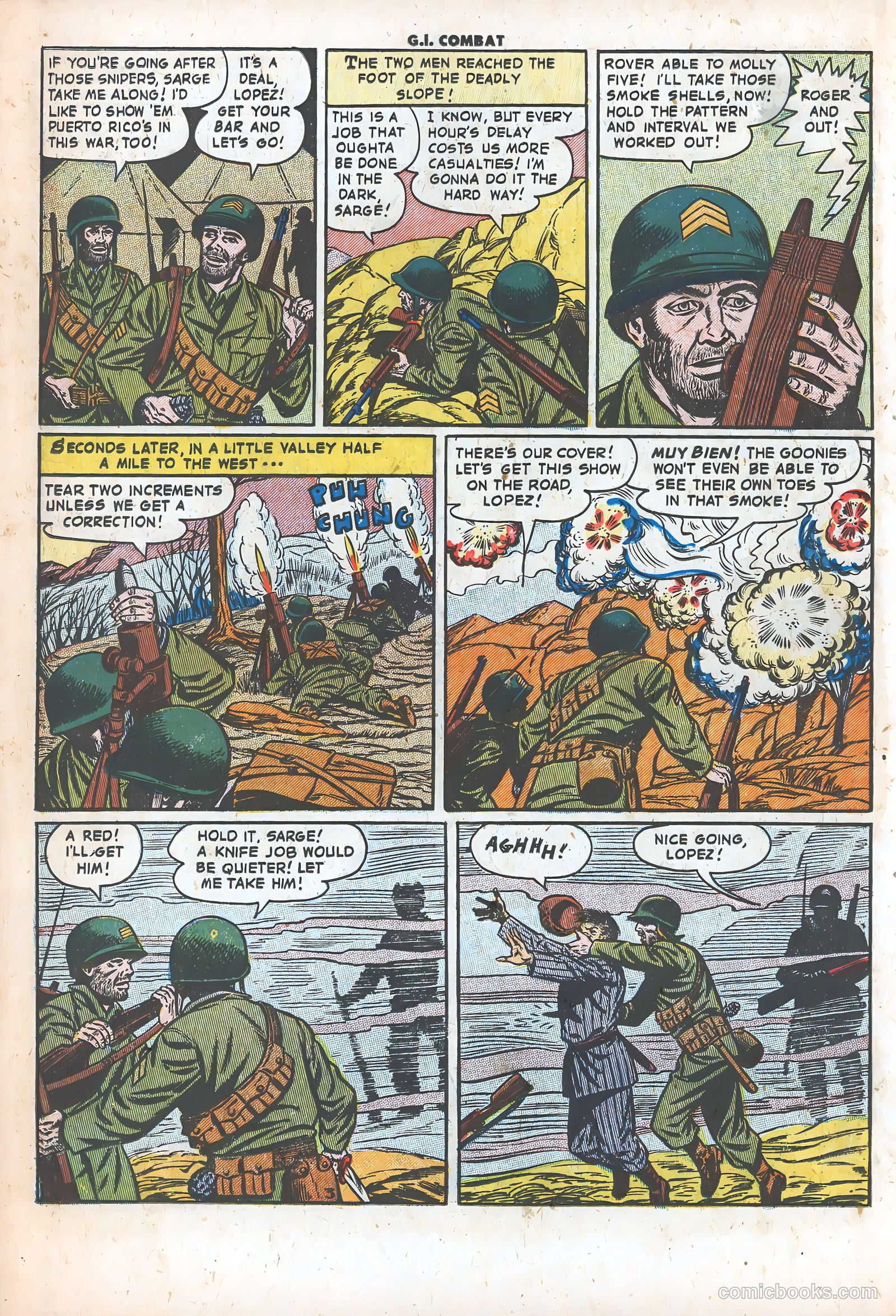 G.I. Combat #11 (1953) — page 14 of 36