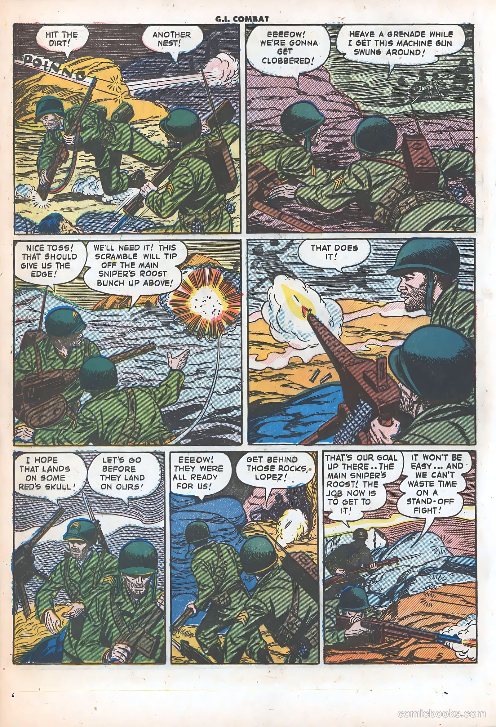 G.I. Combat #11 (1953) — page 16 of 36
