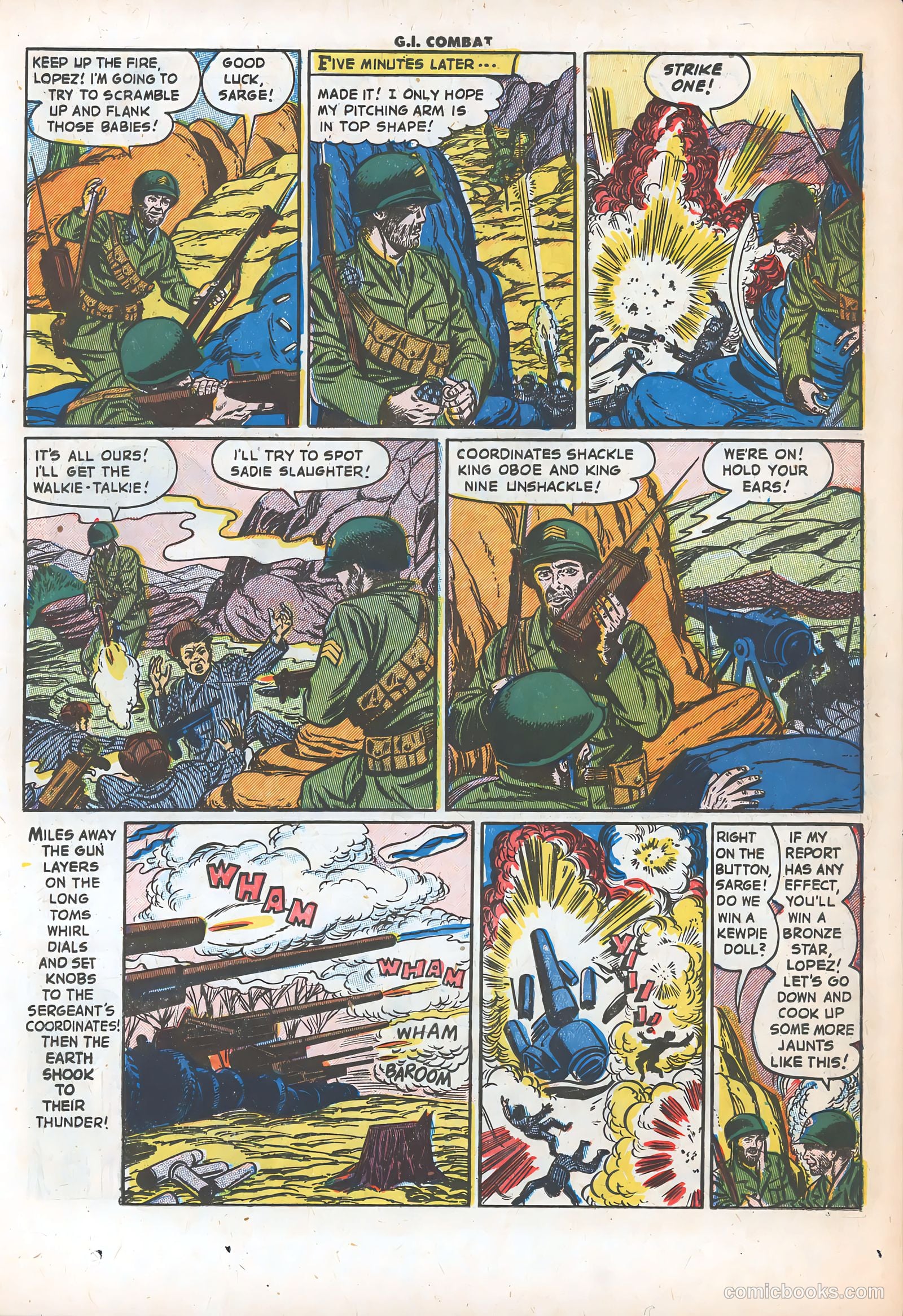 G.I. Combat #11 (1953) — page 17 of 36