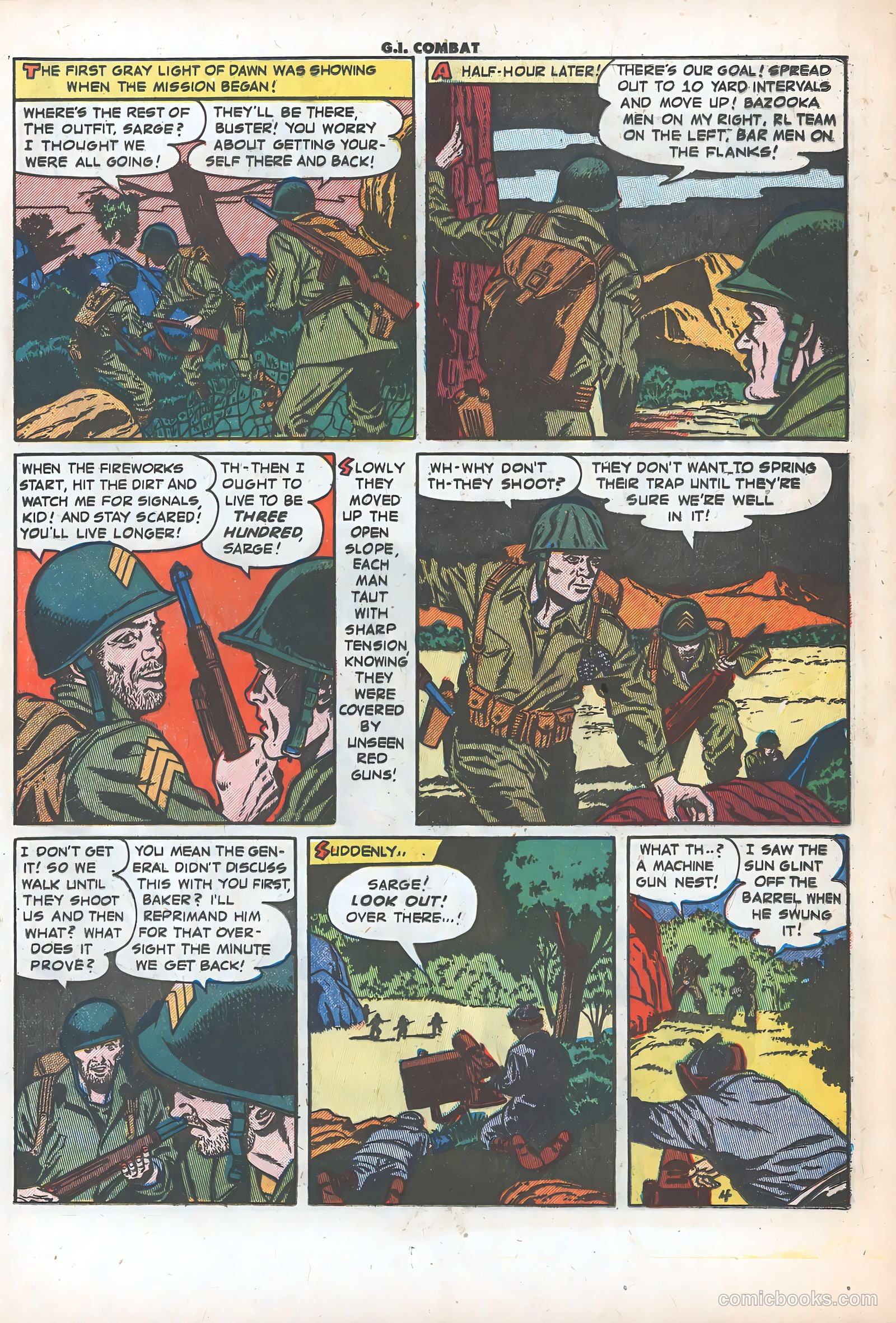 G.I. Combat #11 (1953) — page 21 of 36