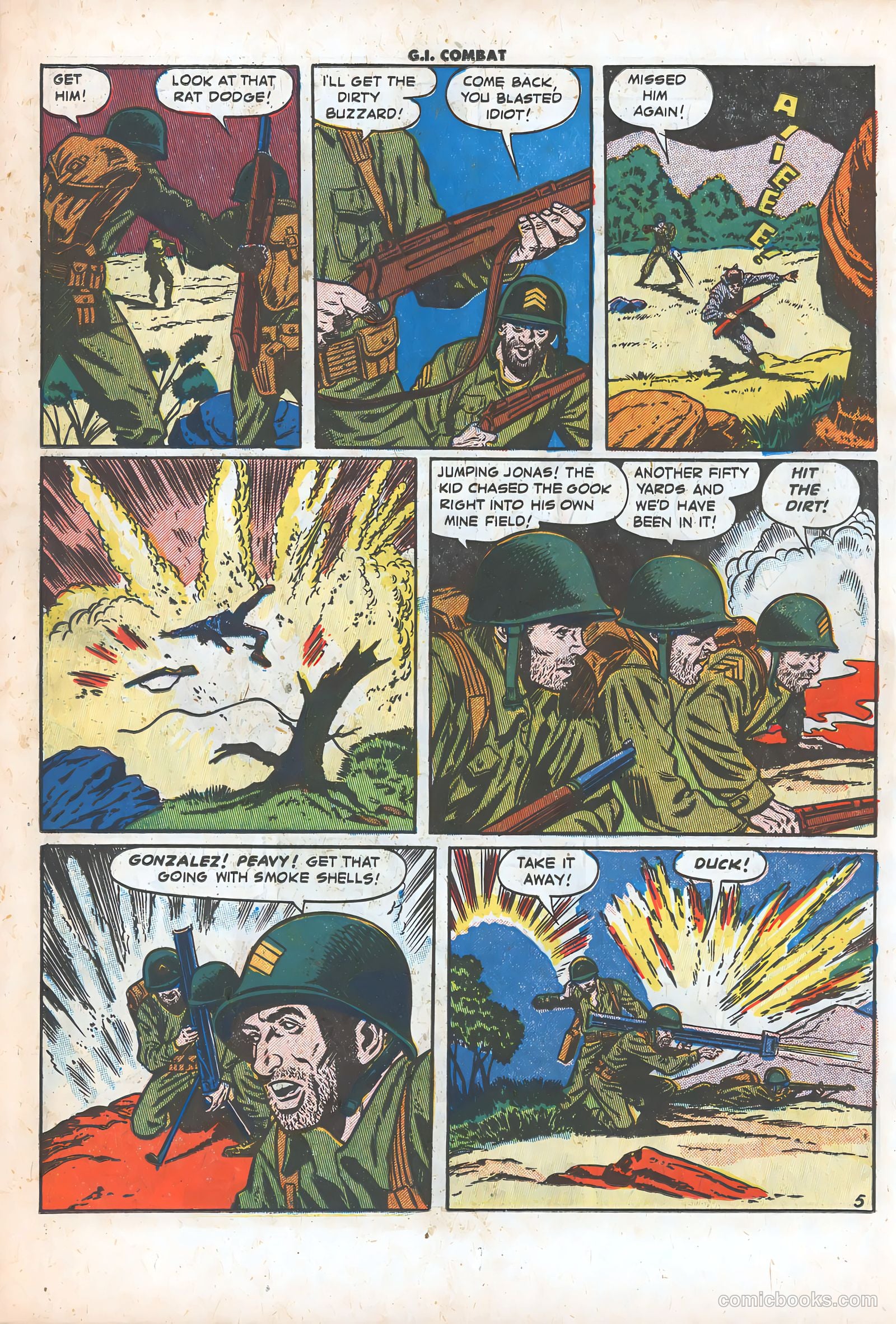 G.I. Combat #11 (1953) — page 22 of 36