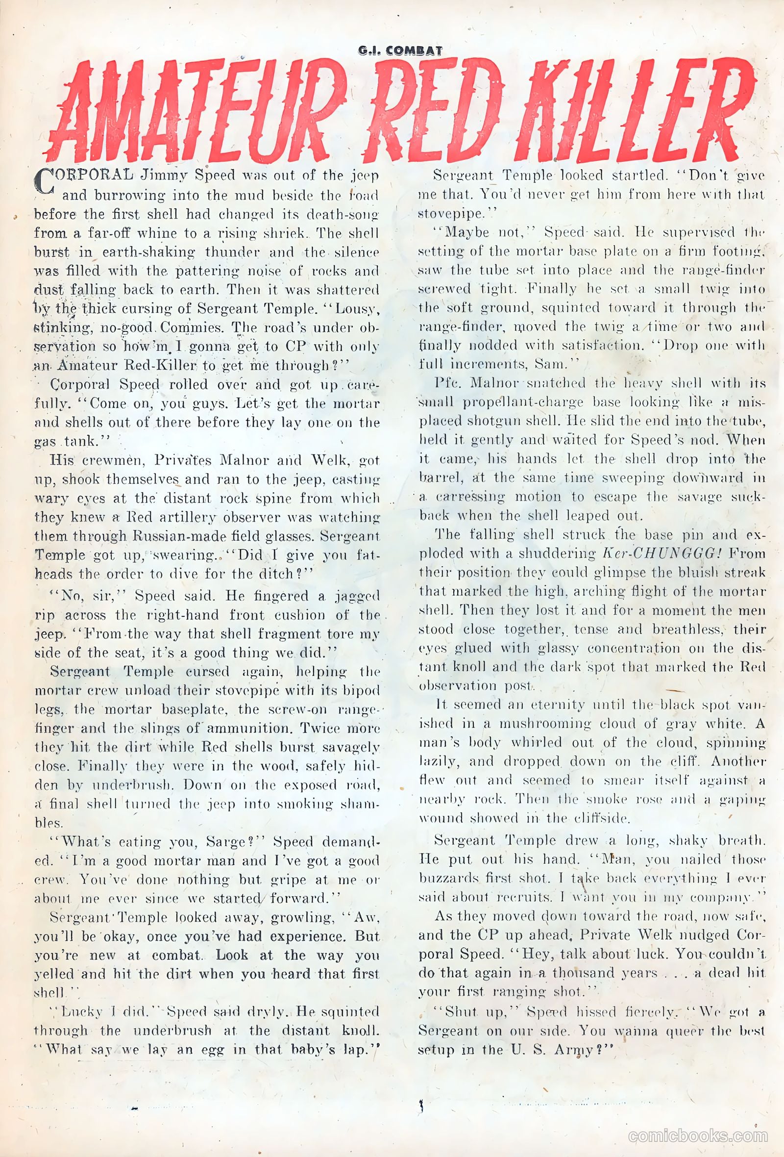 G.I. Combat #11 (1953) — page 26 of 36