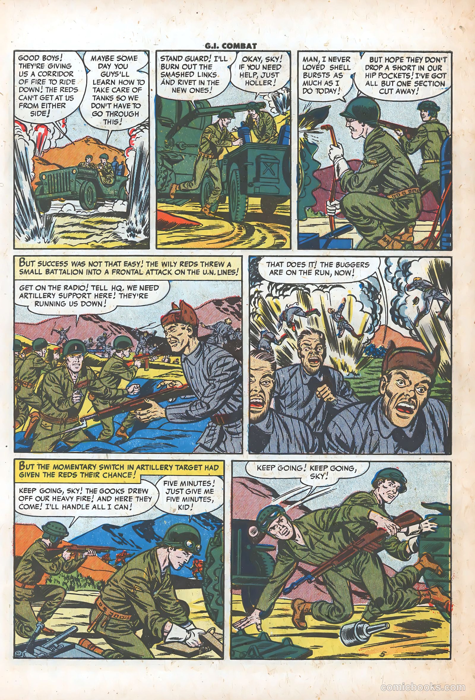 G.I. Combat #11 (1953) — page 31 of 36