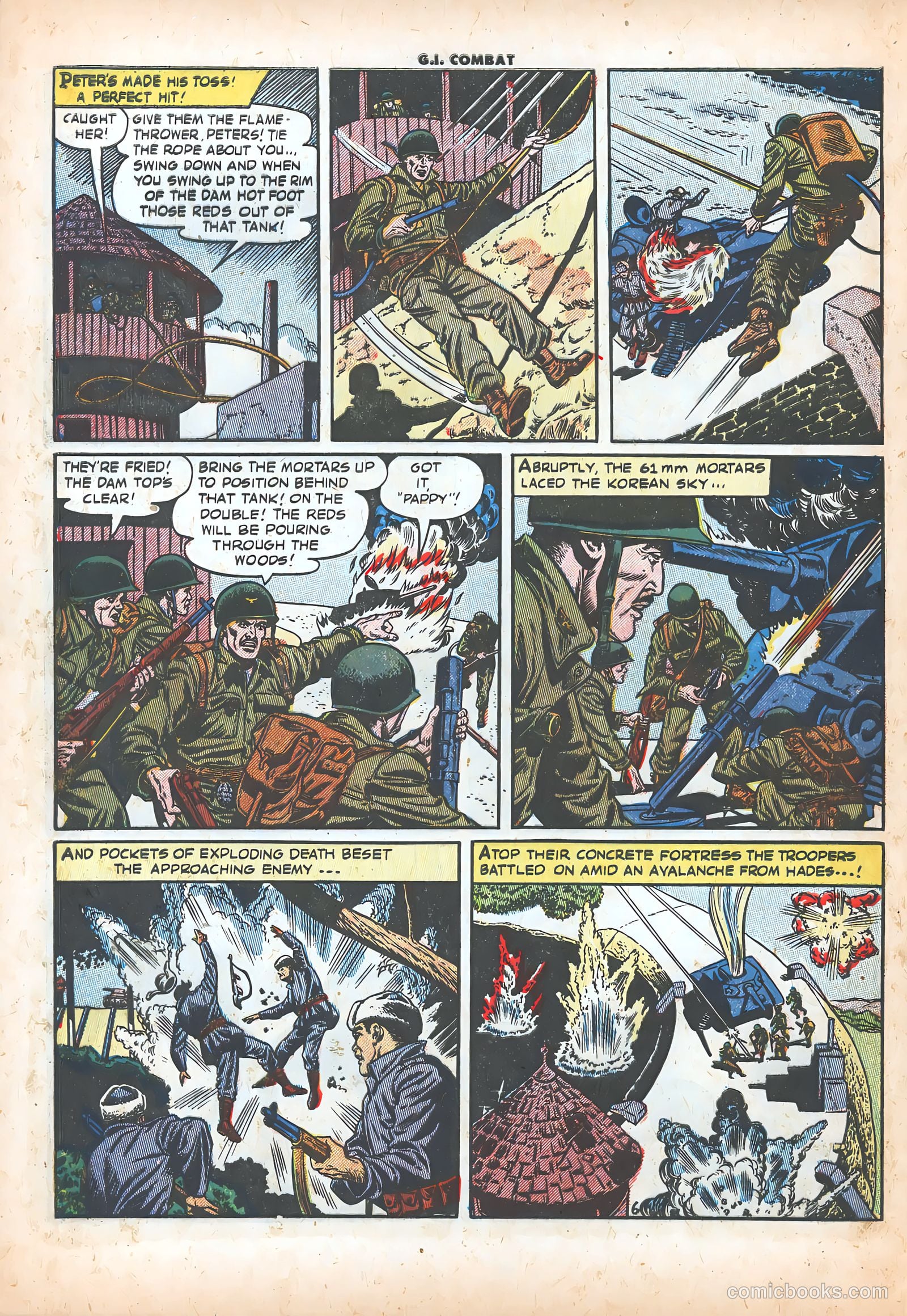 G.I. Combat #12 (1953) — page 8 of 36