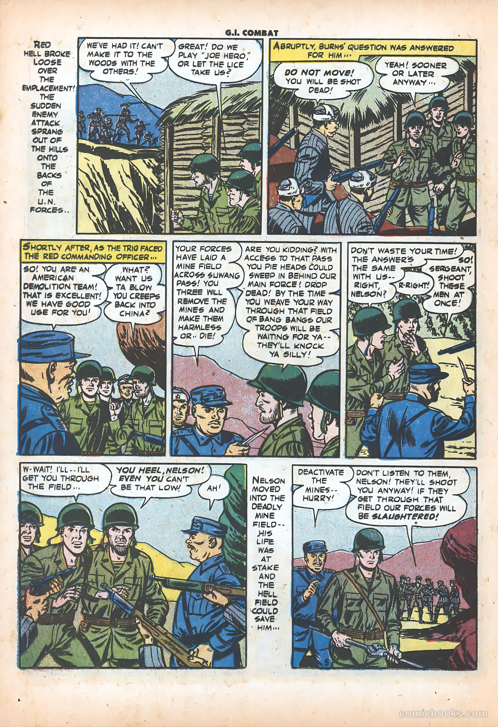 G.I. Combat #12 (1953) — page 16 of 36