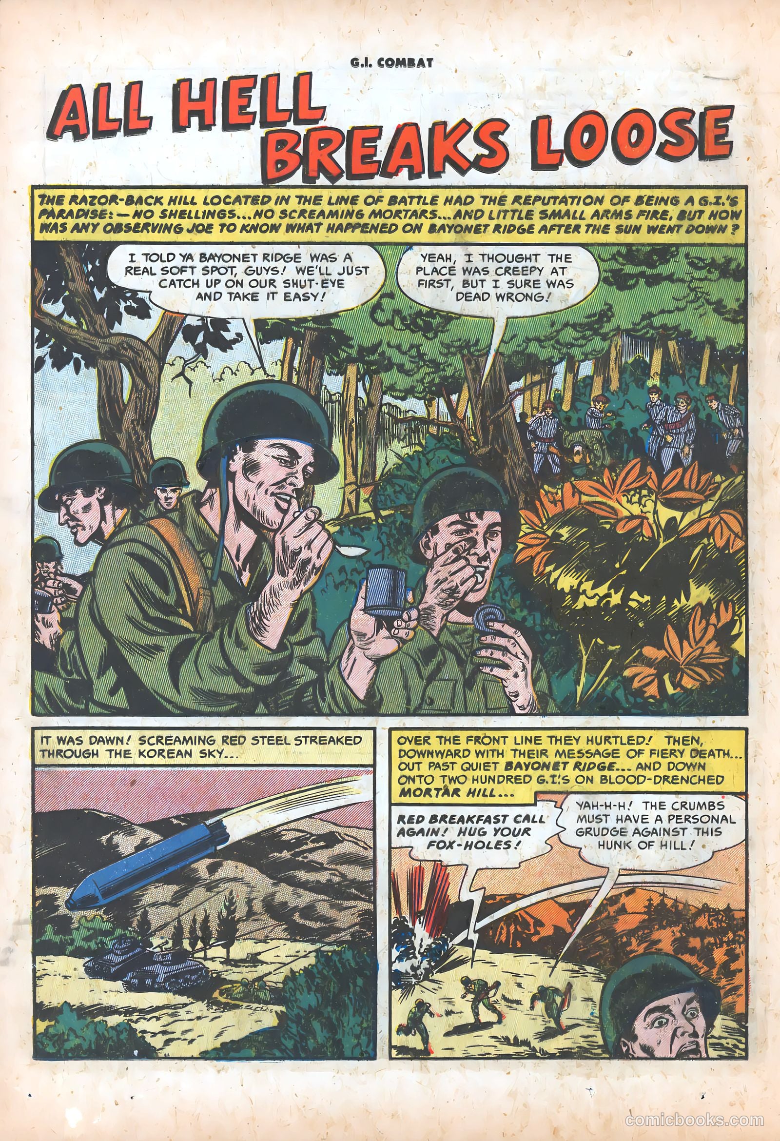 G.I. Combat #12 (1953) — page 18 of 36