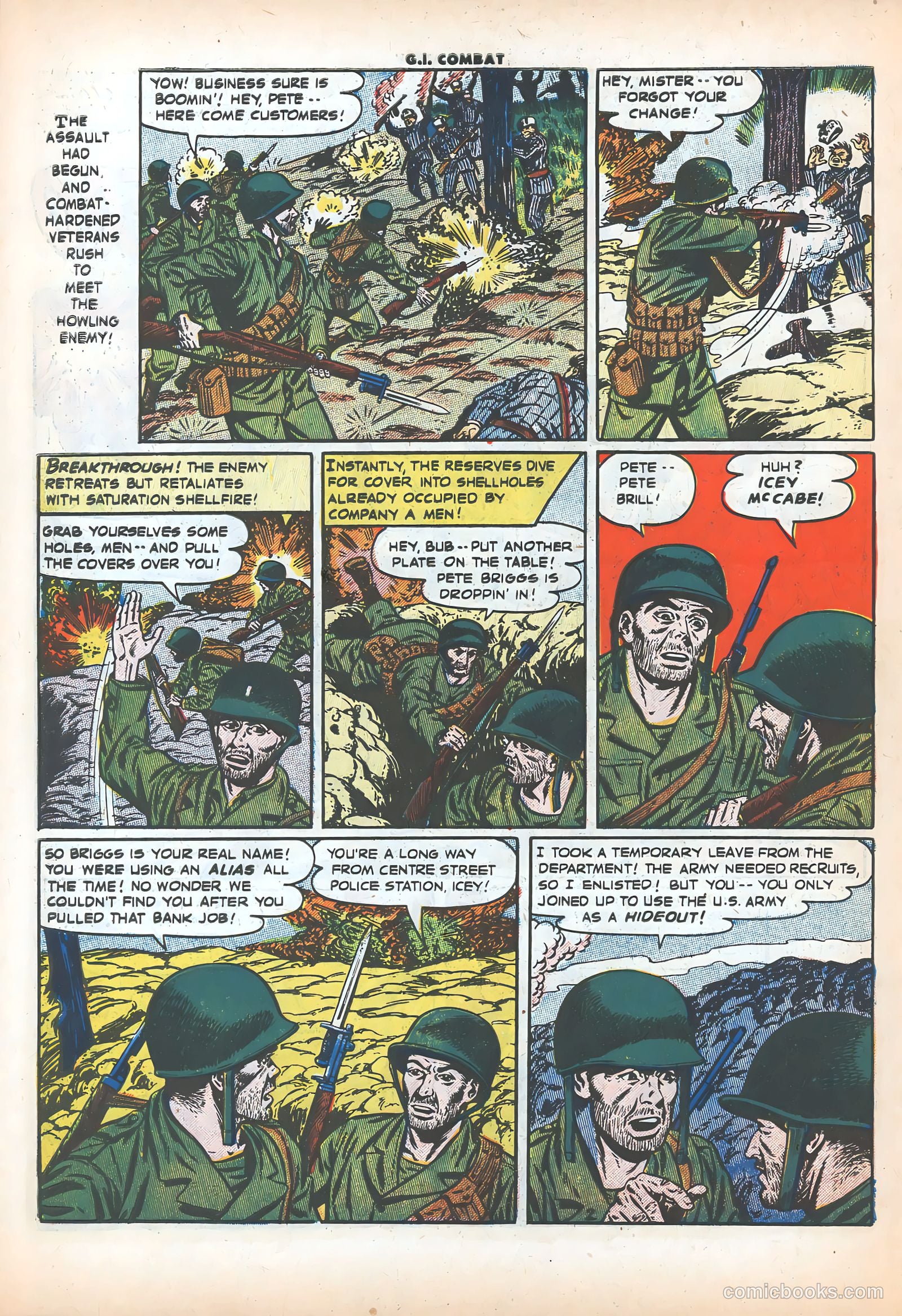 G.I. Combat #12 (1953) — page 28 of 36