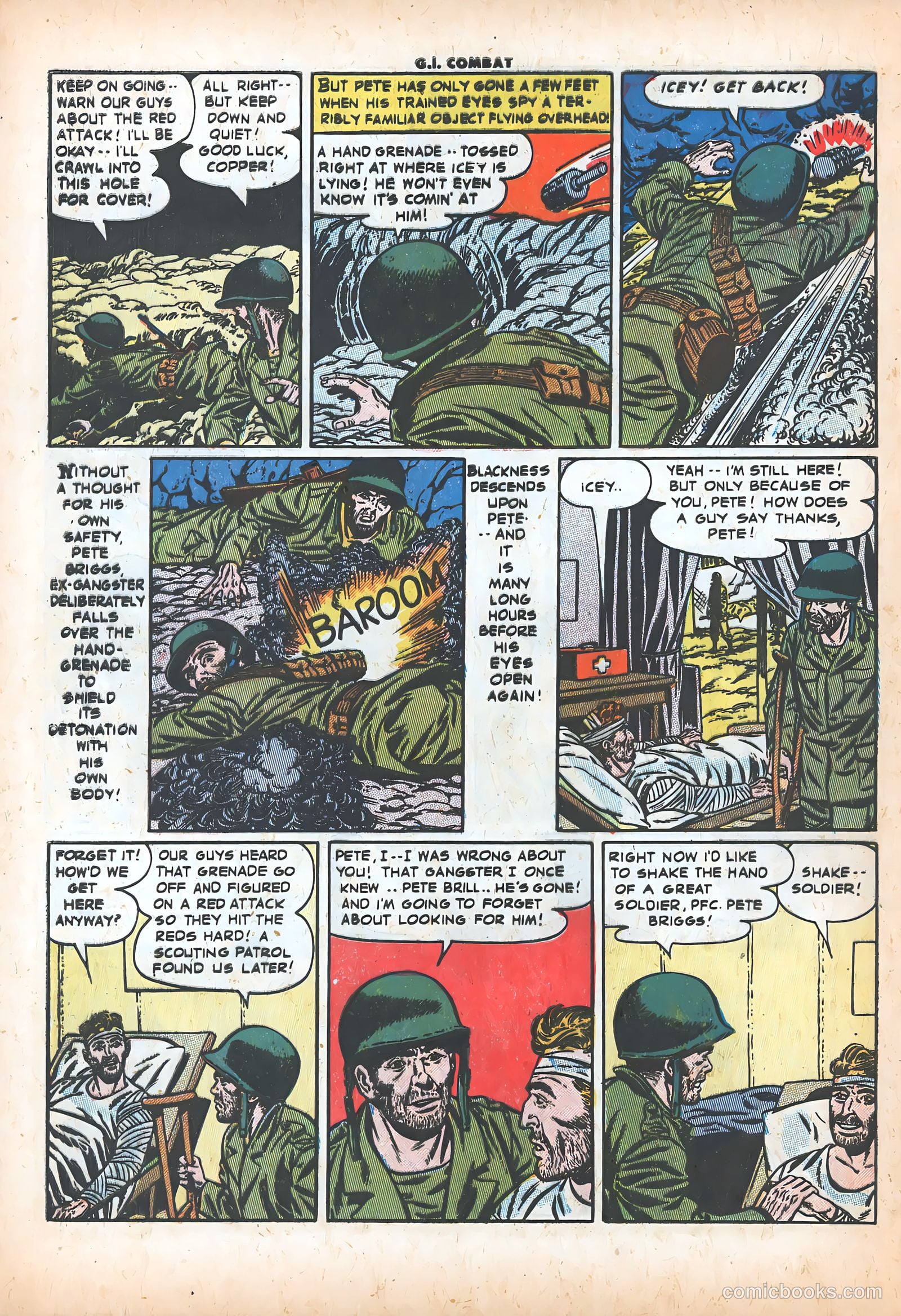 G.I. Combat #12 (1953) — page 32 of 36