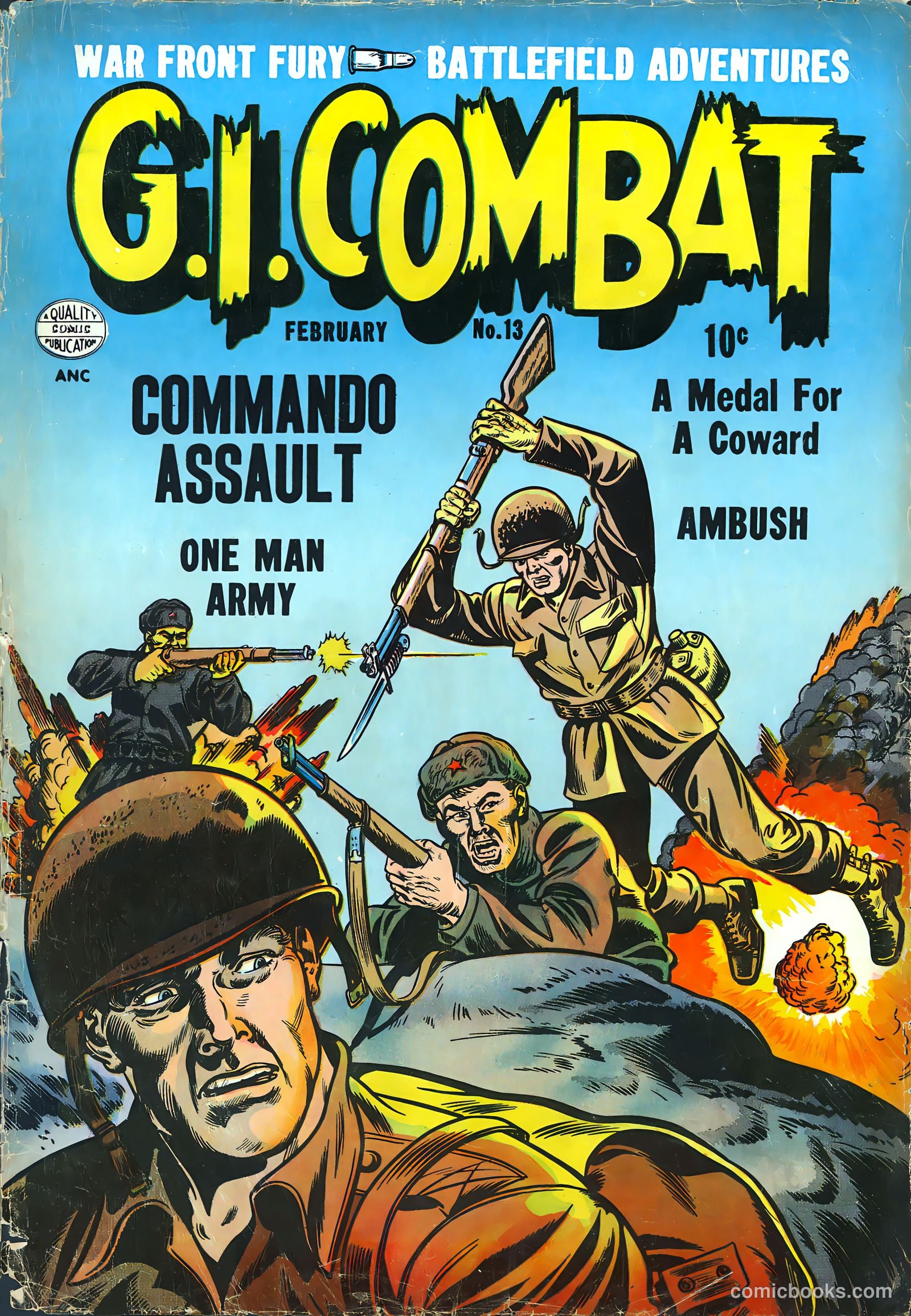 G.I. Combat #13 (1954) — page 2 of 37