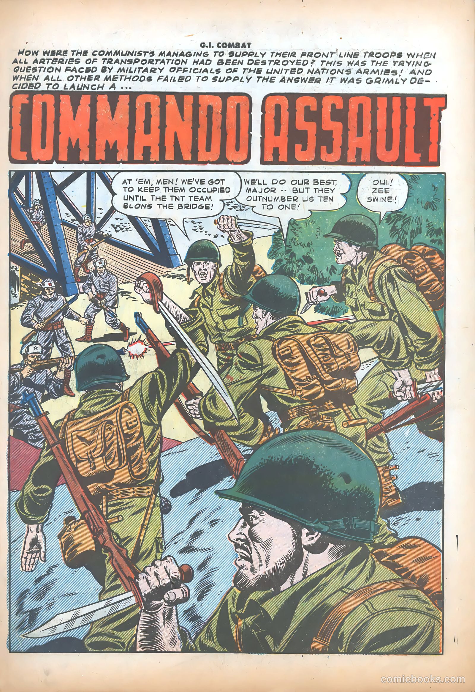 G.I. Combat #13 (1954) — page 4 of 37