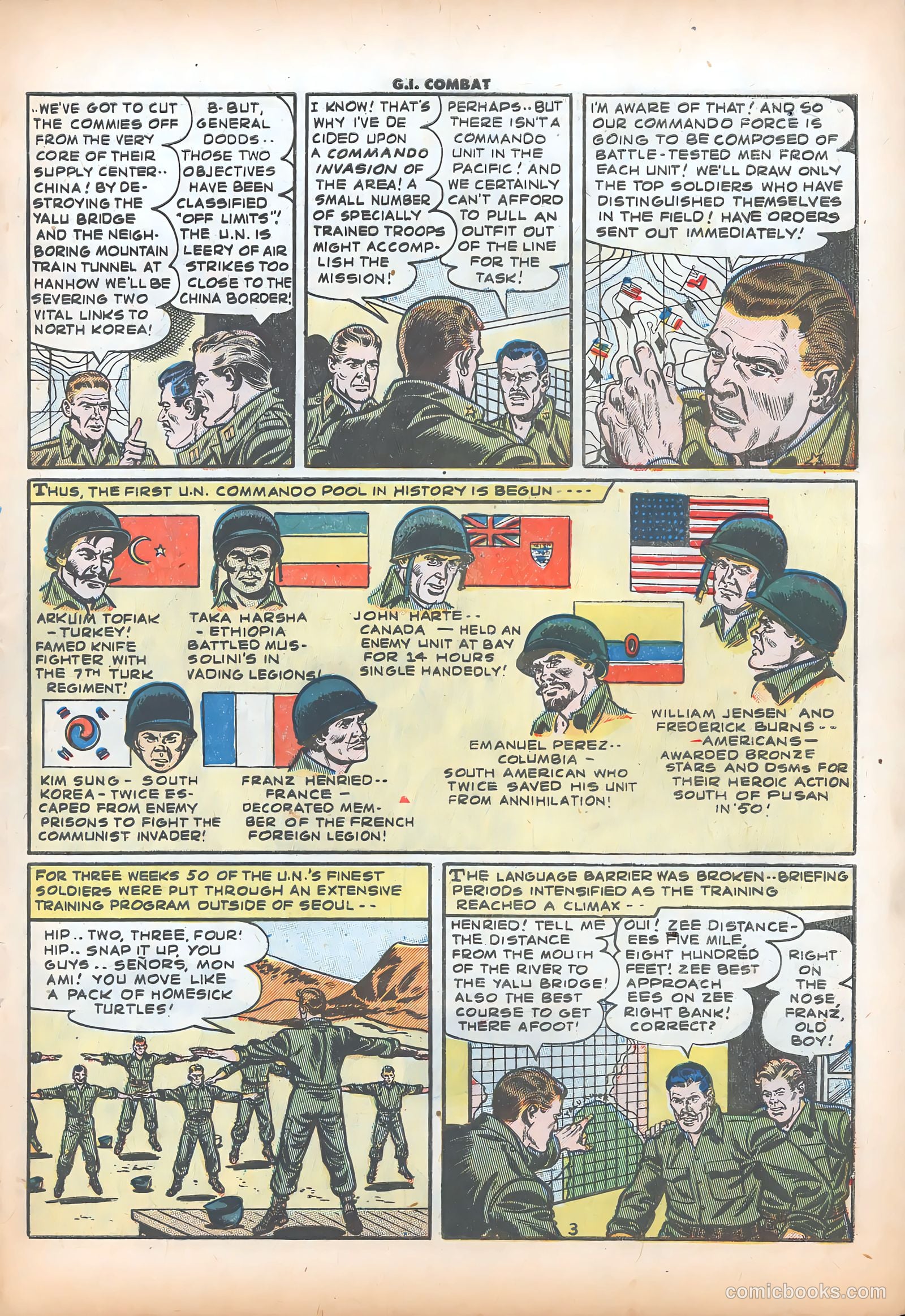 G.I. Combat #13 (1954) — page 6 of 37