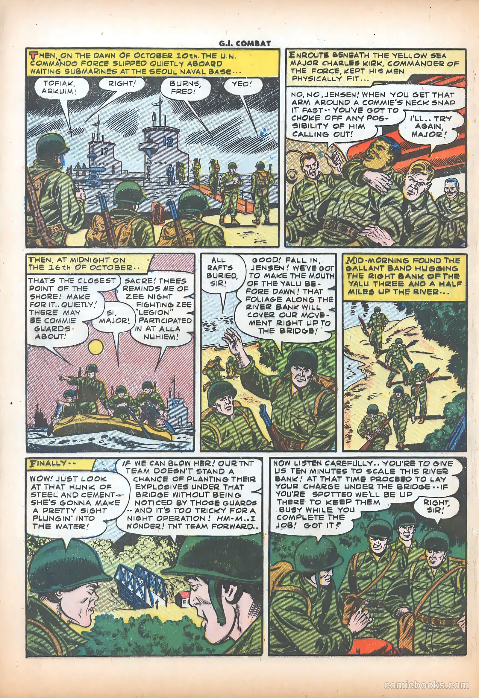 G.I. Combat #13 (1954) — page 7 of 37