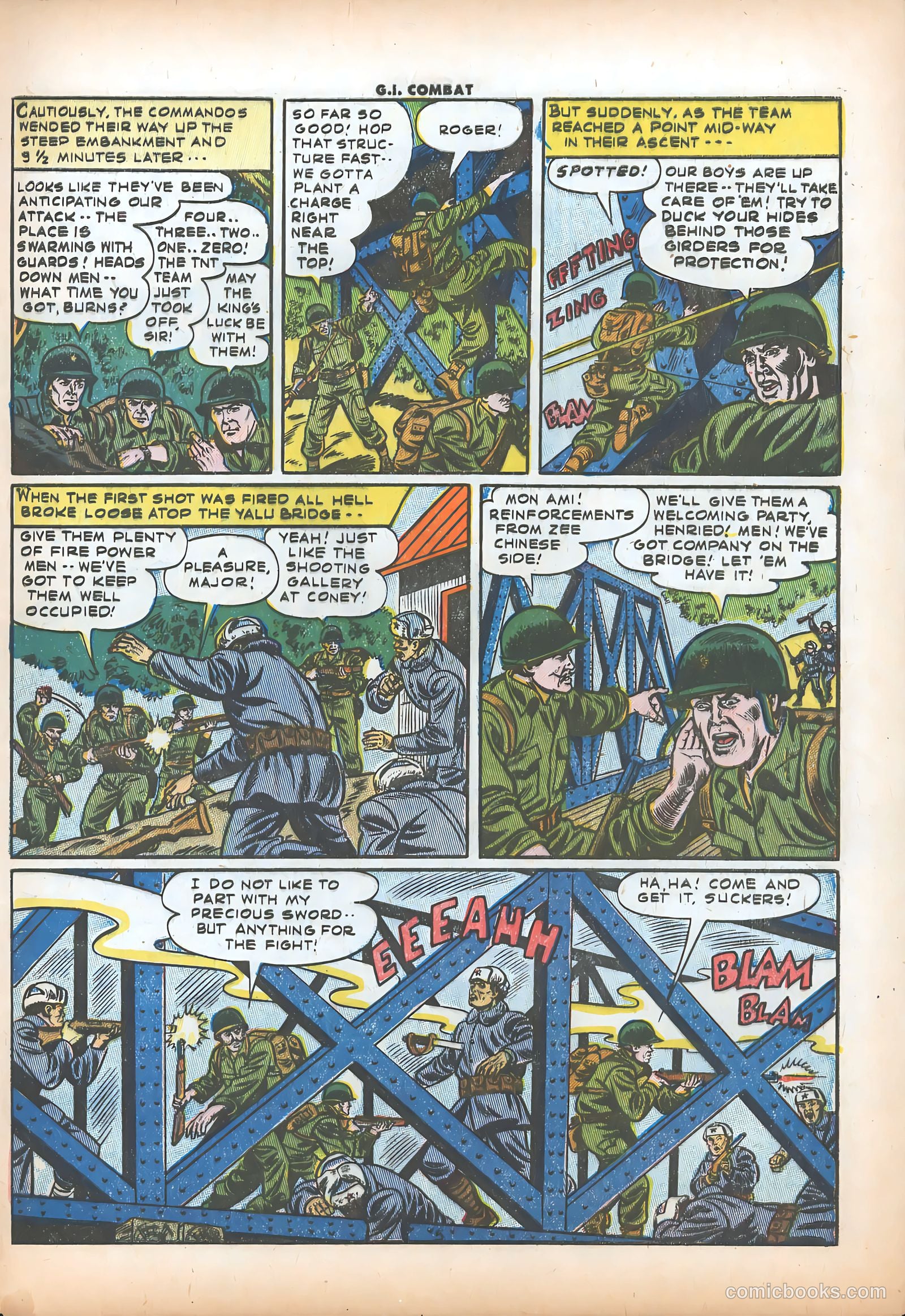 G.I. Combat #13 (1954) — page 8 of 37