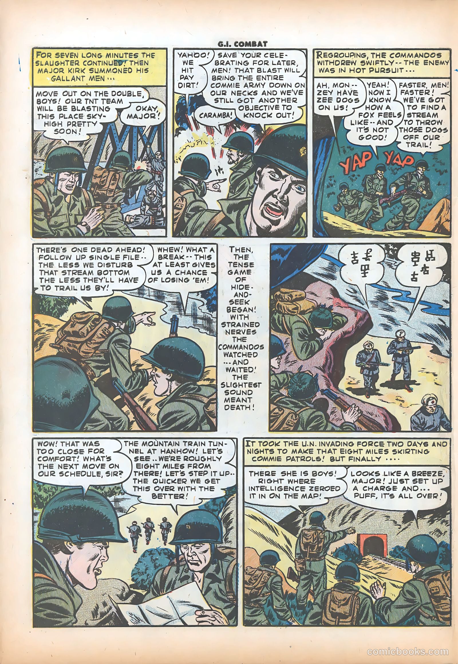 G.I. Combat #13 (1954) — page 9 of 37