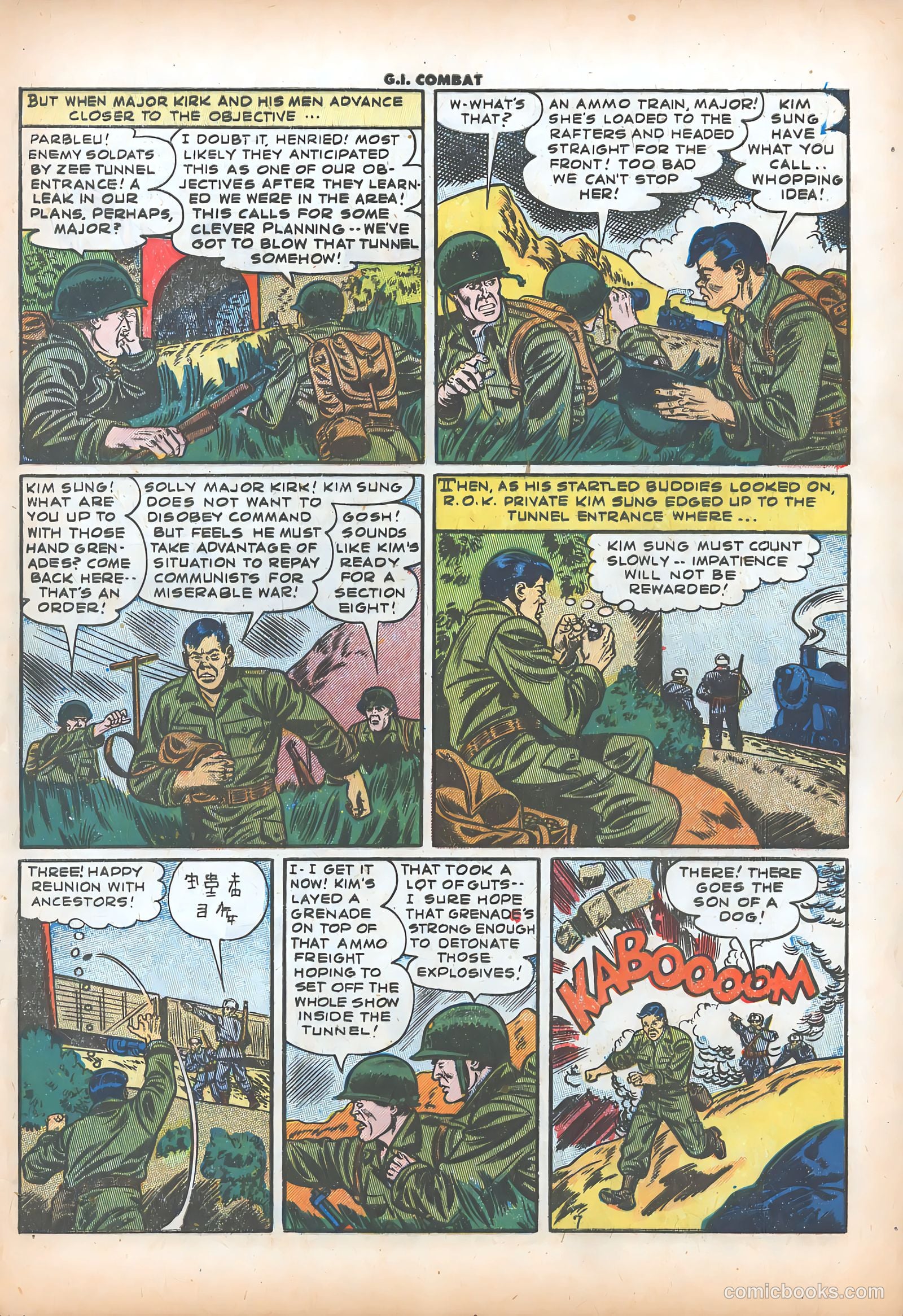 G.I. Combat #13 (1954) — page 10 of 37