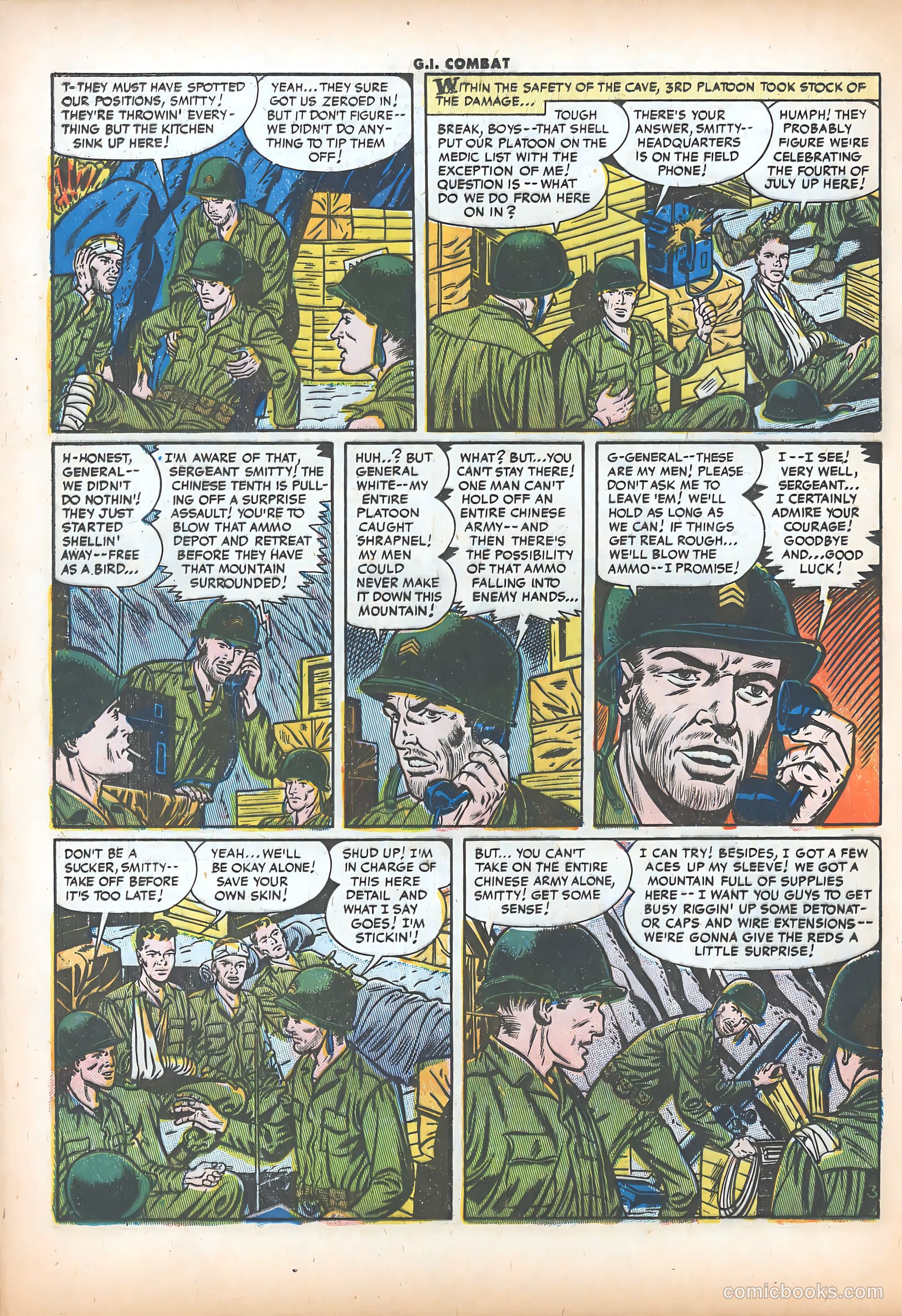 G.I. Combat #13 (1954) — page 15 of 37