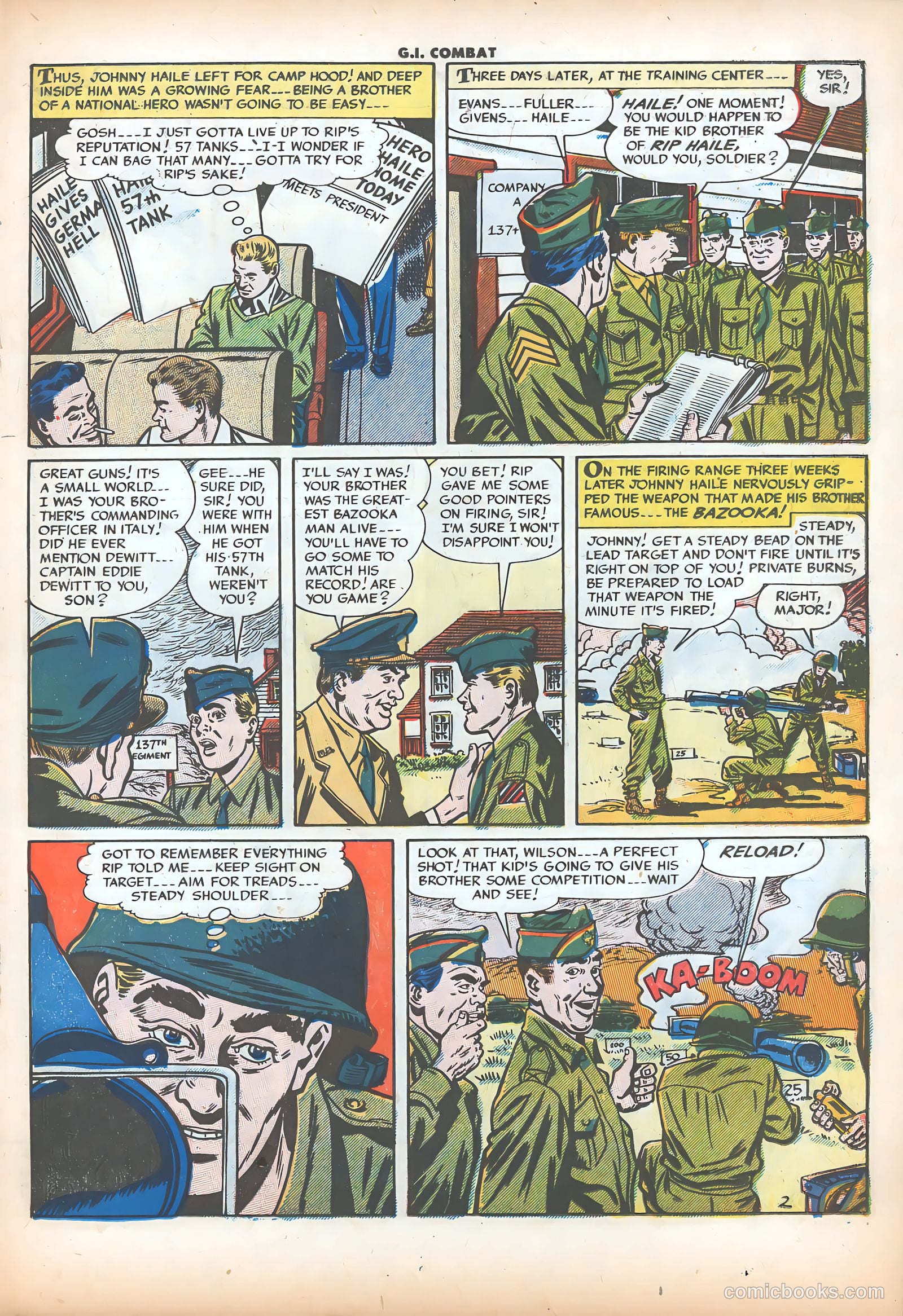 G.I. Combat #13 (1954) — page 20 of 37