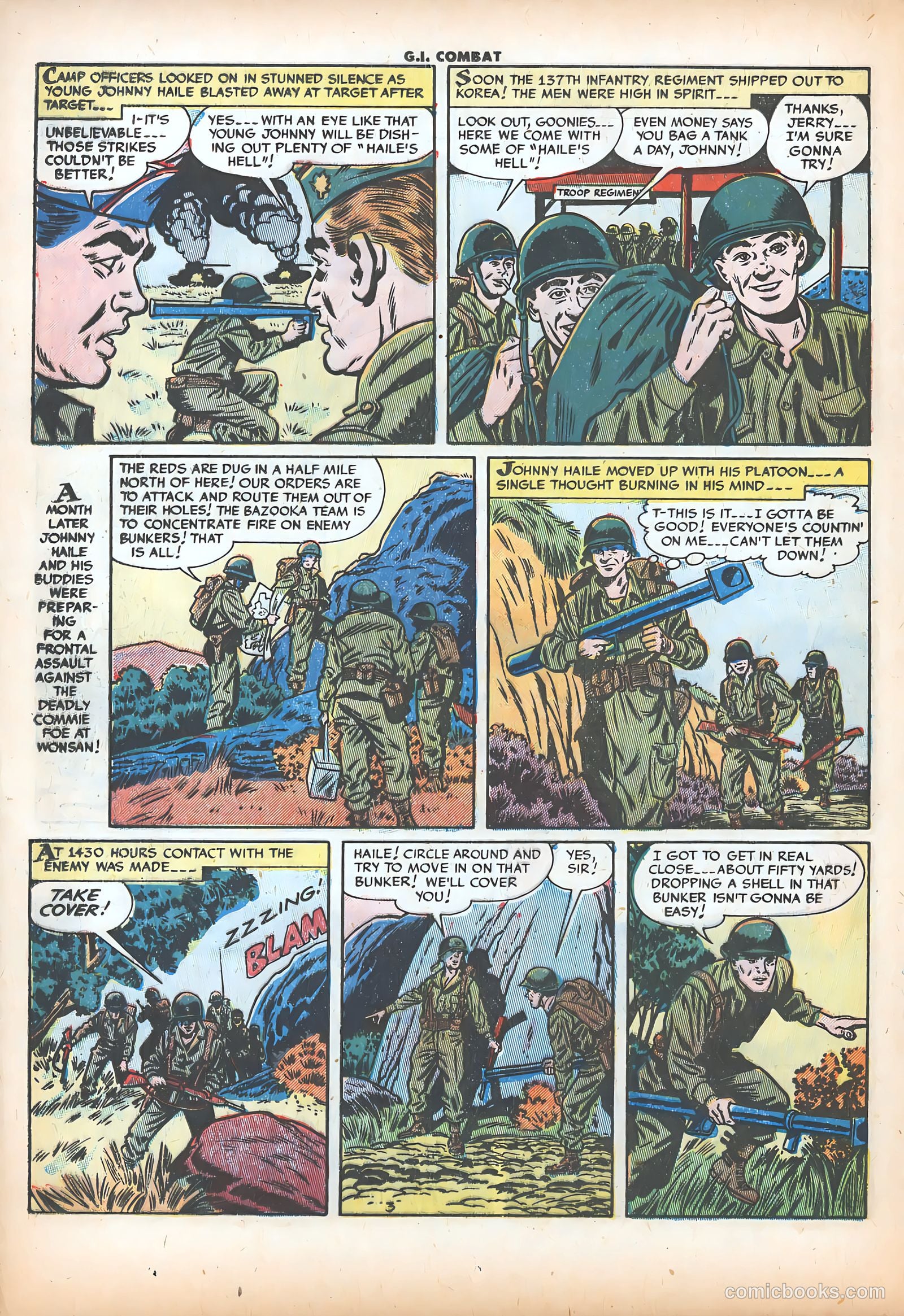 G.I. Combat #13 (1954) — page 21 of 37