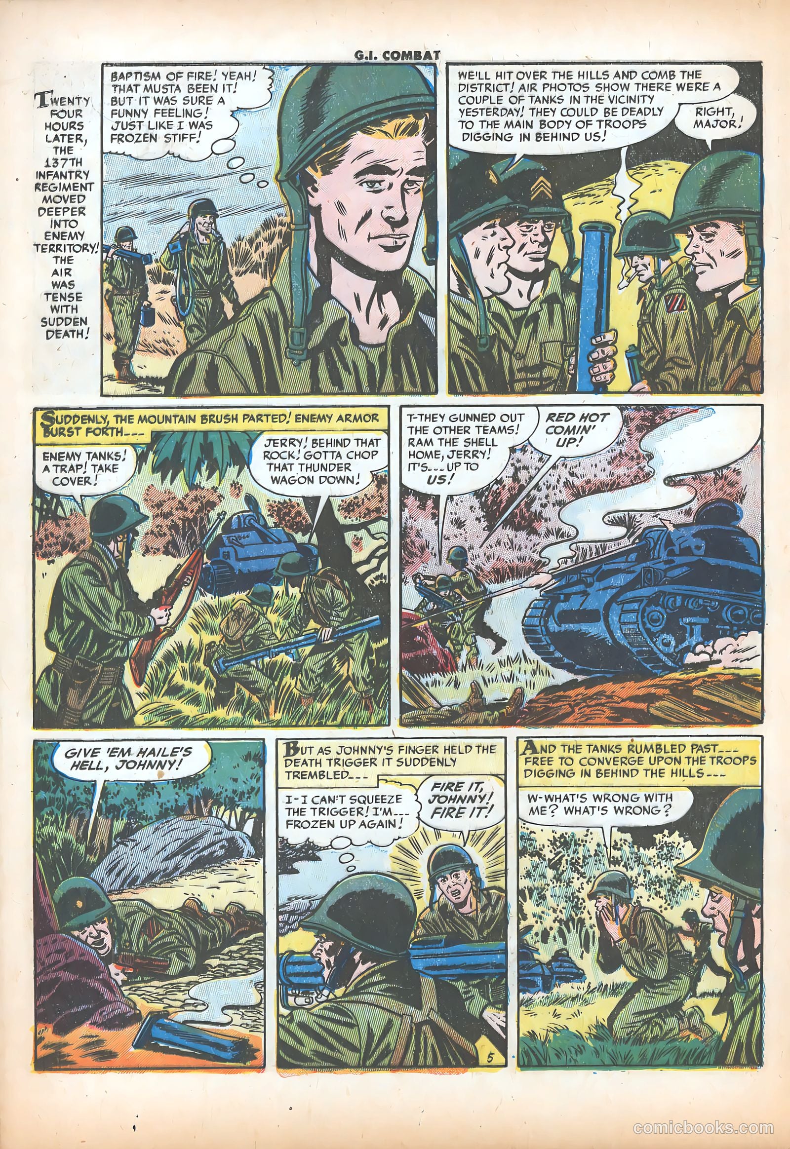 G.I. Combat #13 (1954) — page 23 of 37