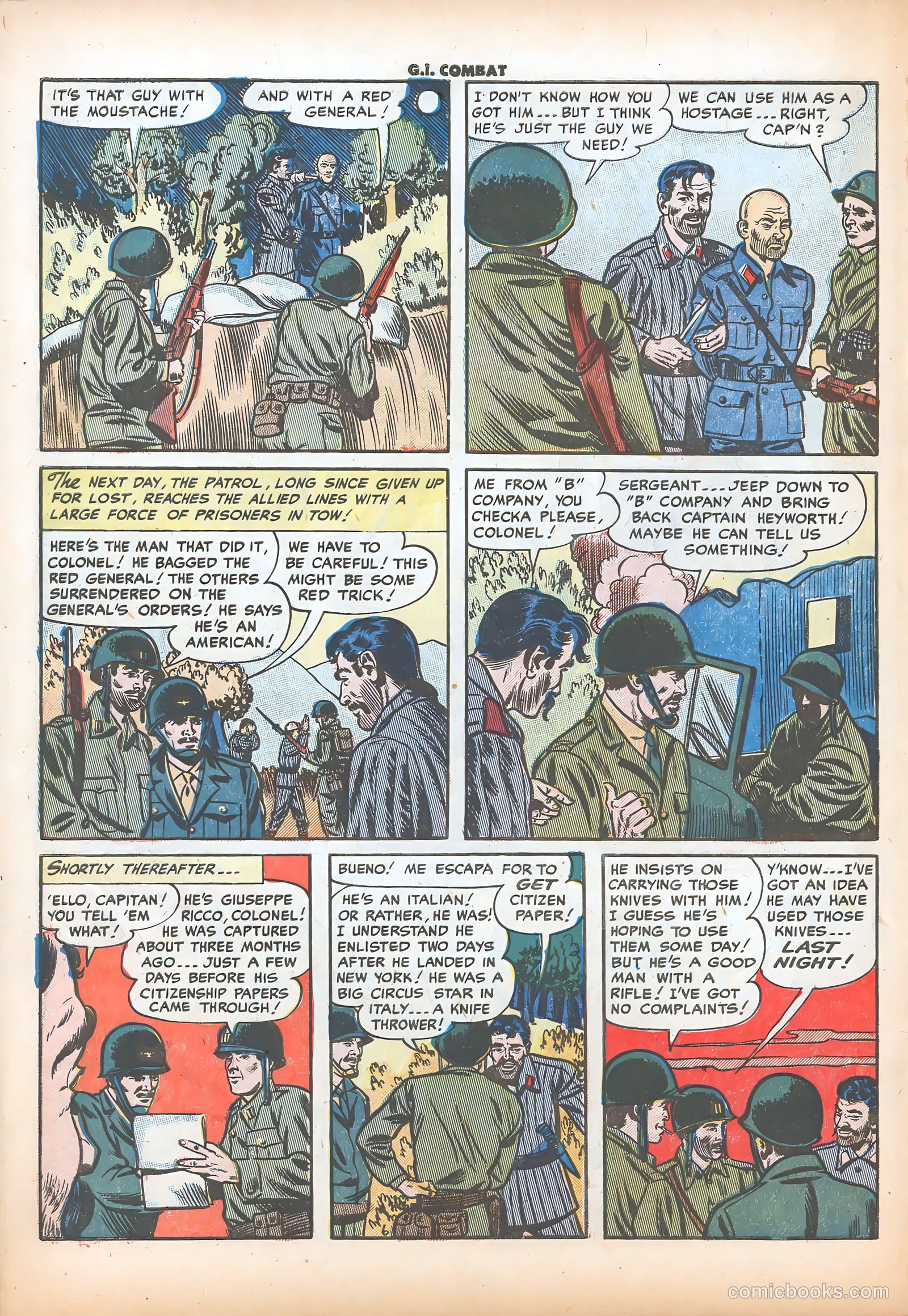 G.I. Combat #13 (1954) — page 33 of 37